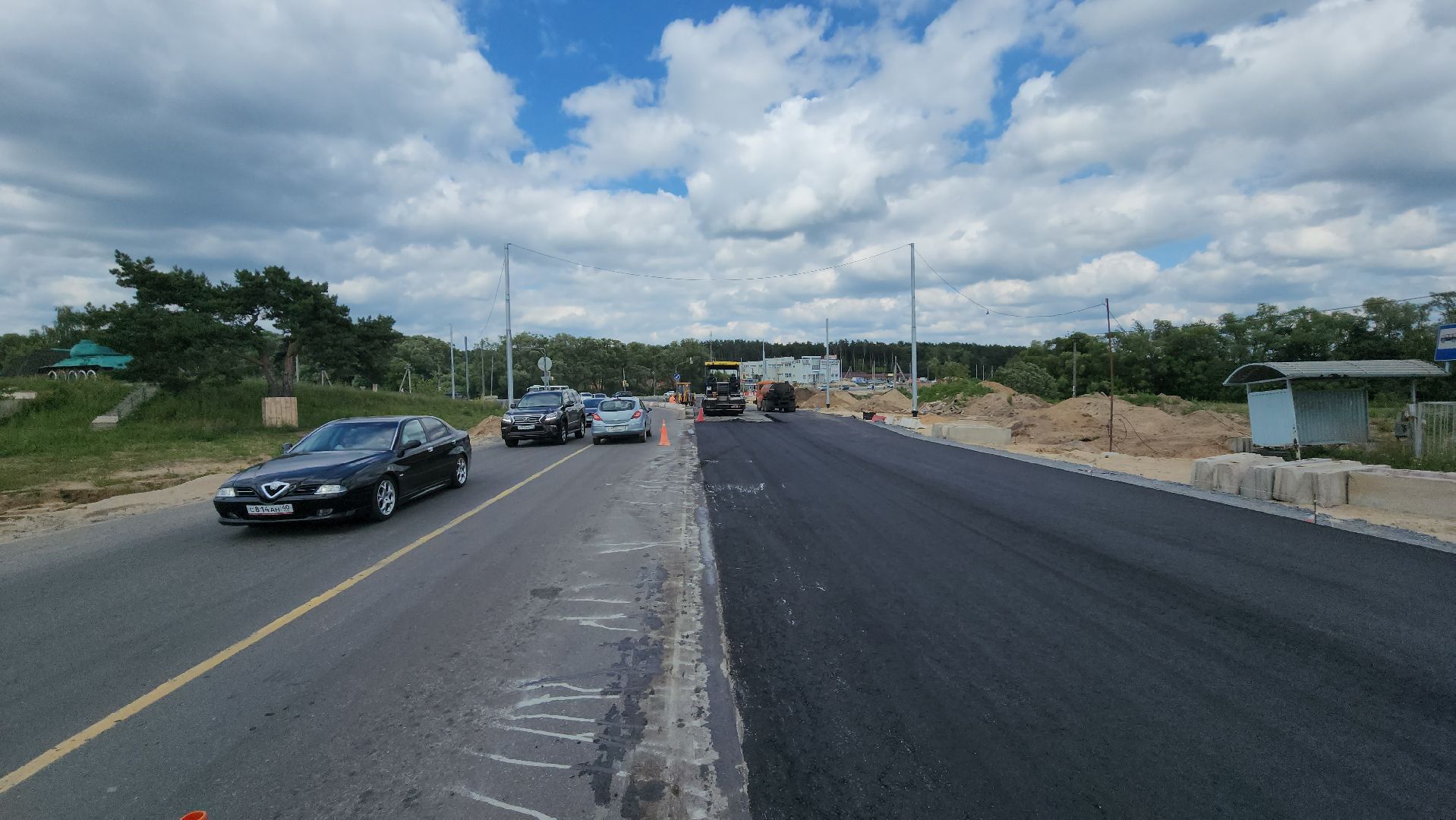 серпухов, дорога калиново-дракино, строительство дорог,