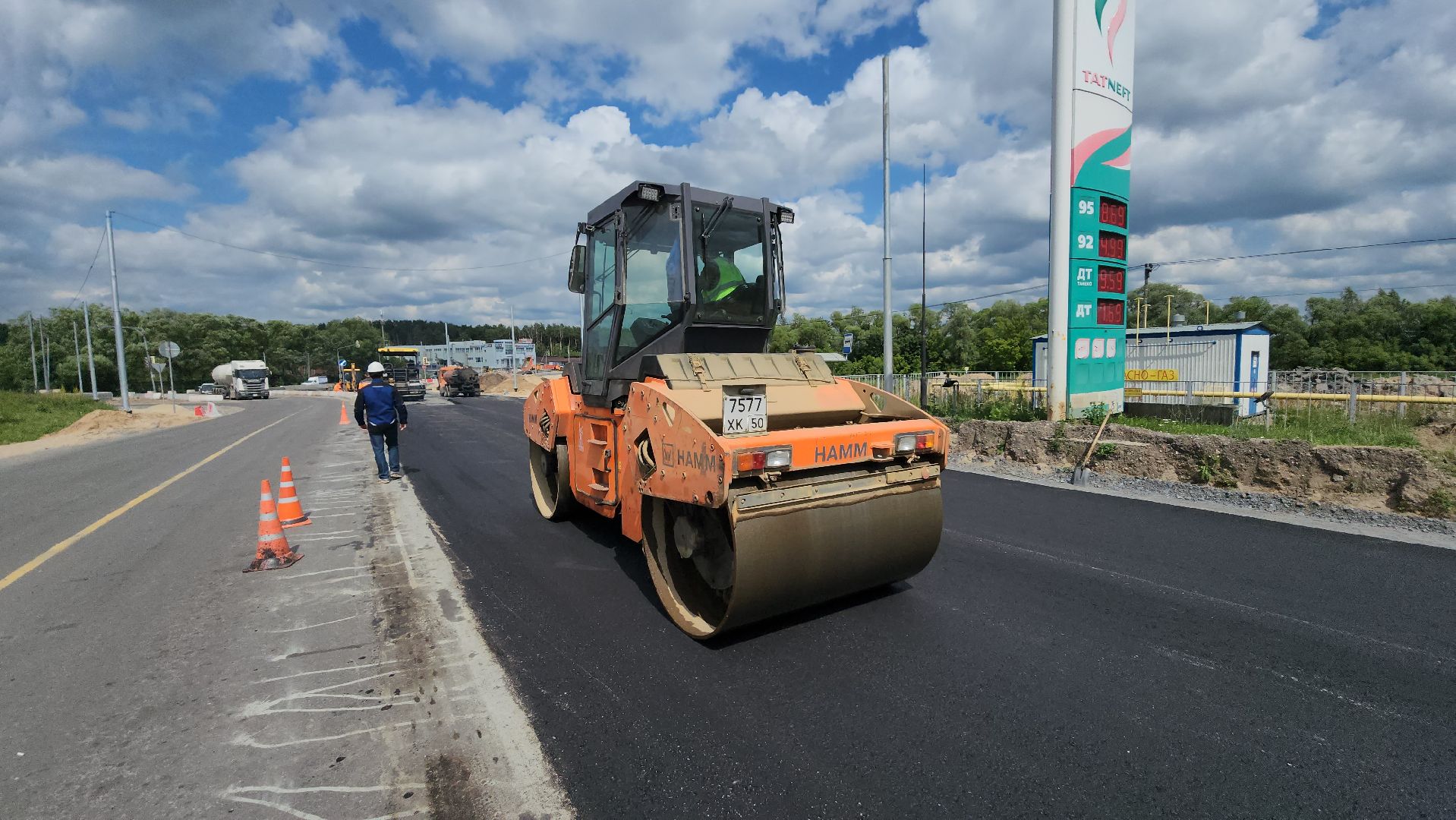 серпухов, дорога калиново-дракино, строительство дорог,