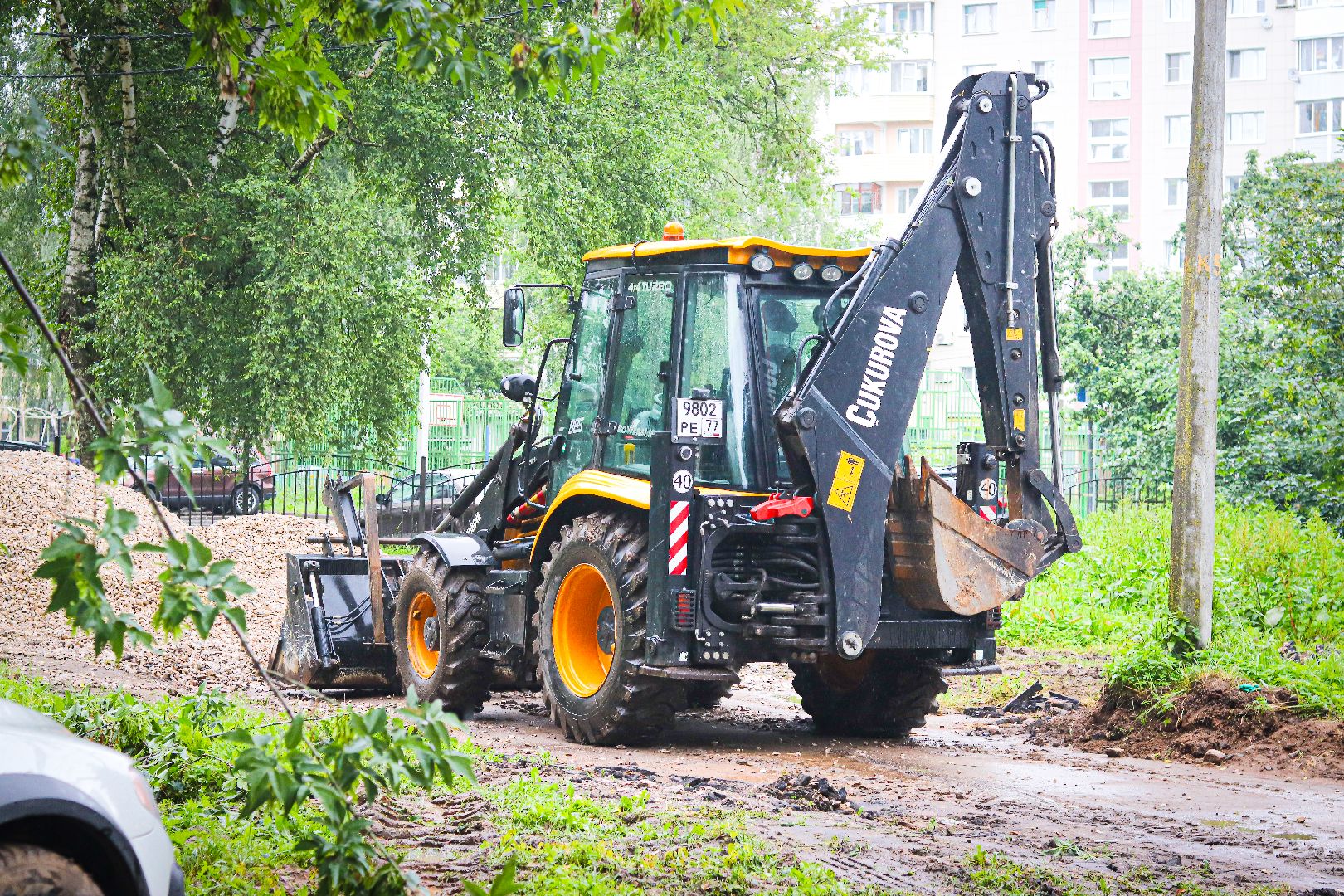 клин, строительство, ремонт школы,