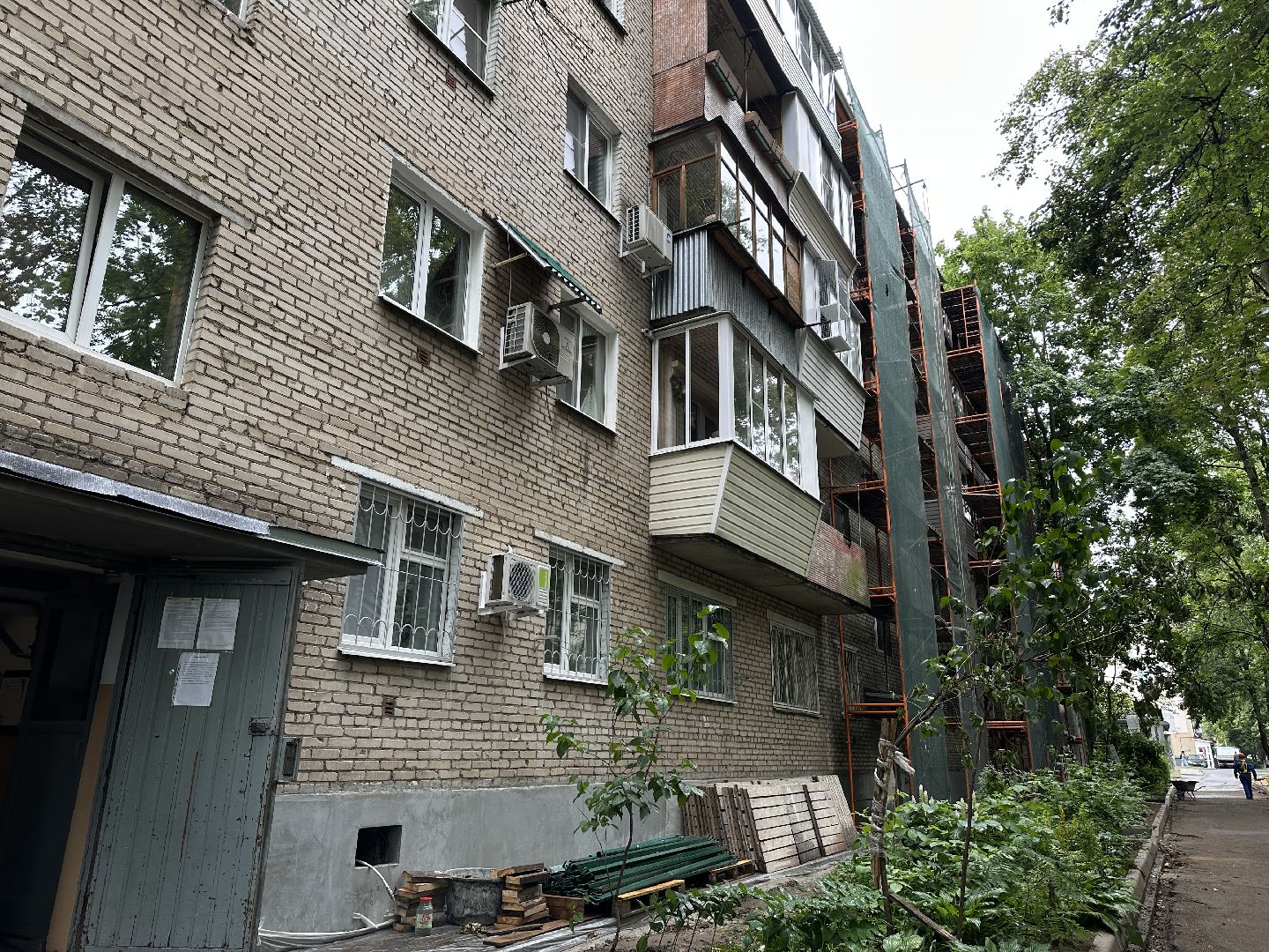 капитальный  ремонт, пушкино,  фасад дома, кровельные работы,