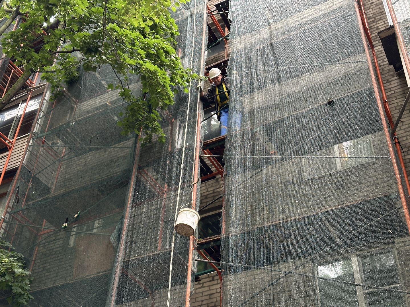 капитальный  ремонт, пушкино,  фасад дома, кровельные работы,