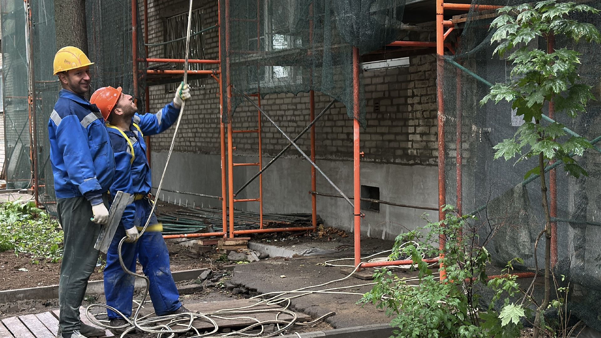 капитальный  ремонт, пушкино,  фасад дома, кровельные работы,