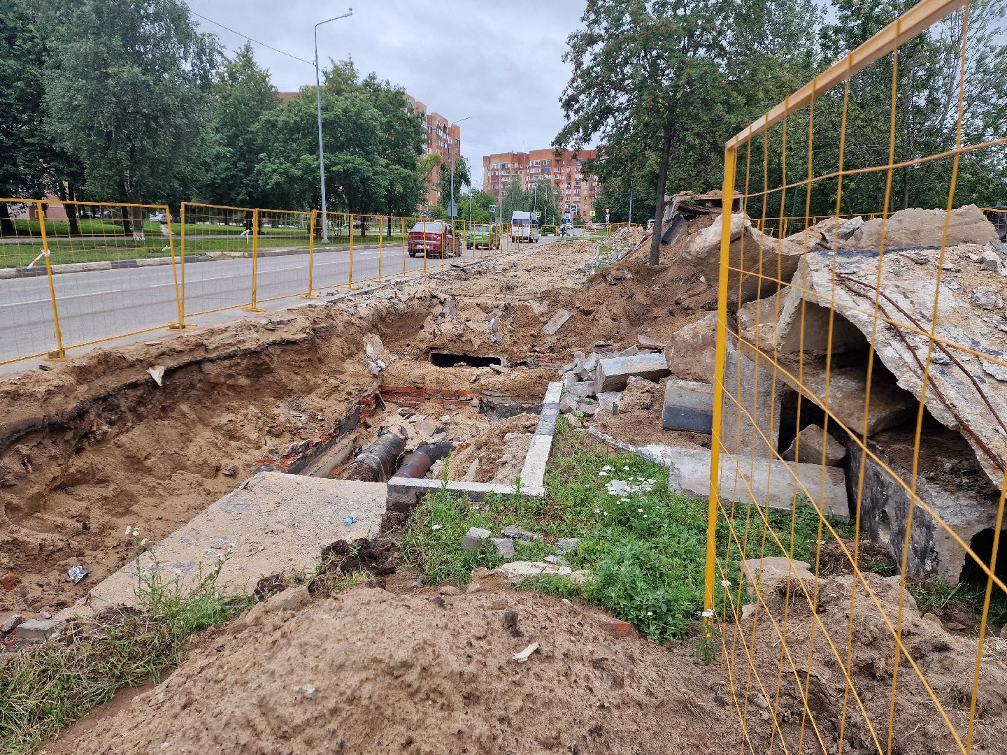 дубна, теплосети, обновлениетруб,