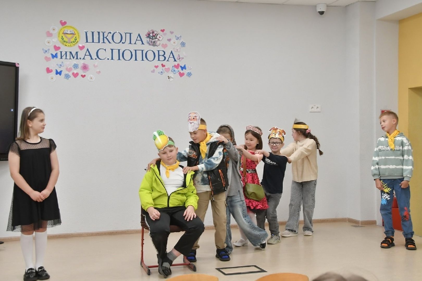 летний лагерь, школа попова, власиха поповка, занятия с детьми, школьный театр,