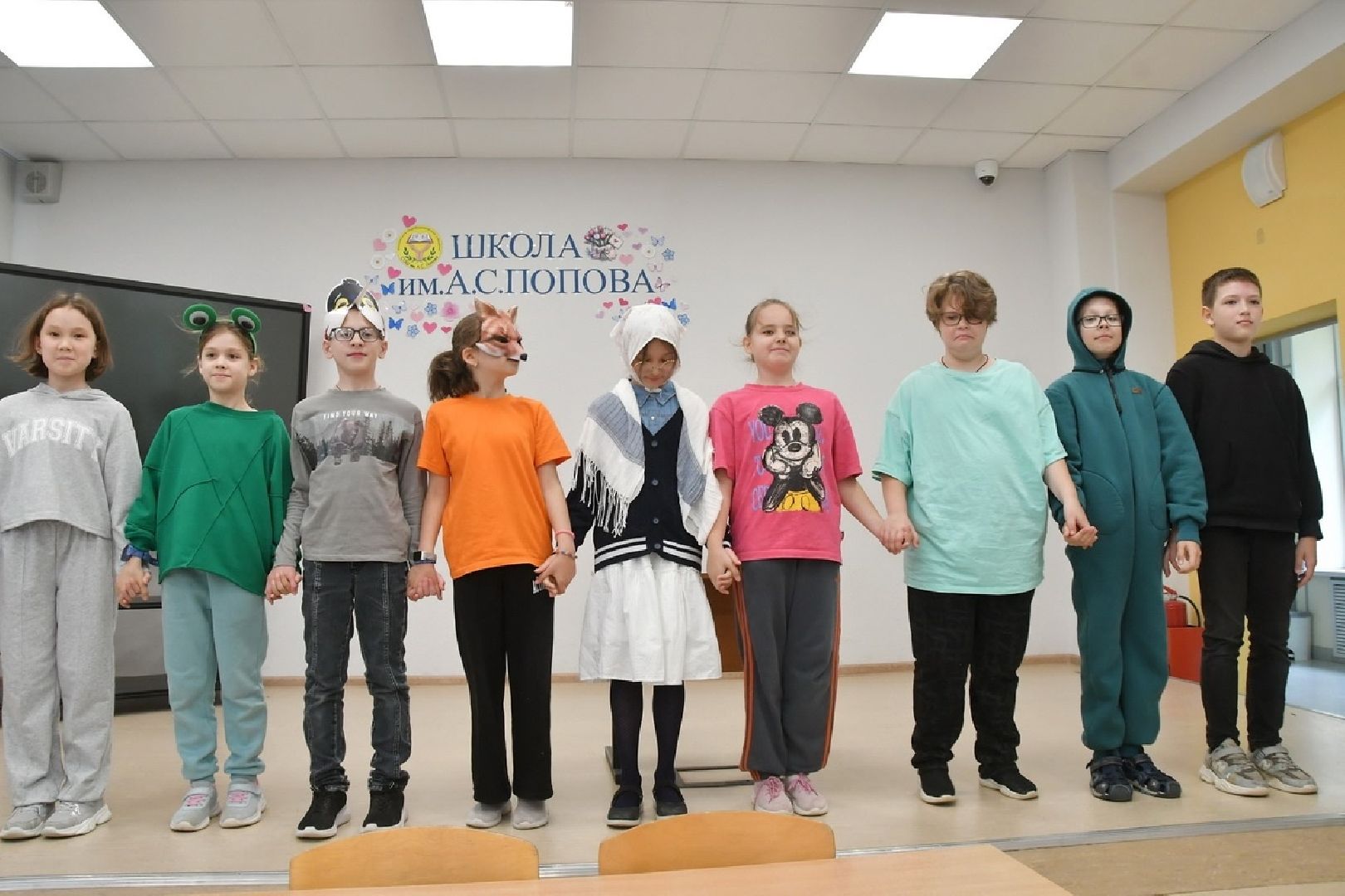 летний лагерь, школа попова, власиха поповка, занятия с детьми, школьный театр,