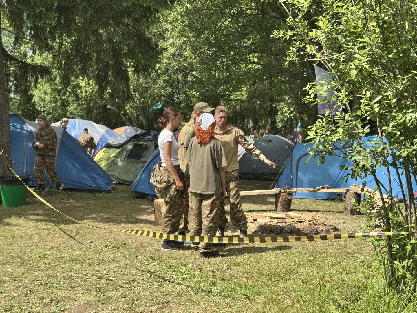 военно -патриотическая игра, лагерь, дети,