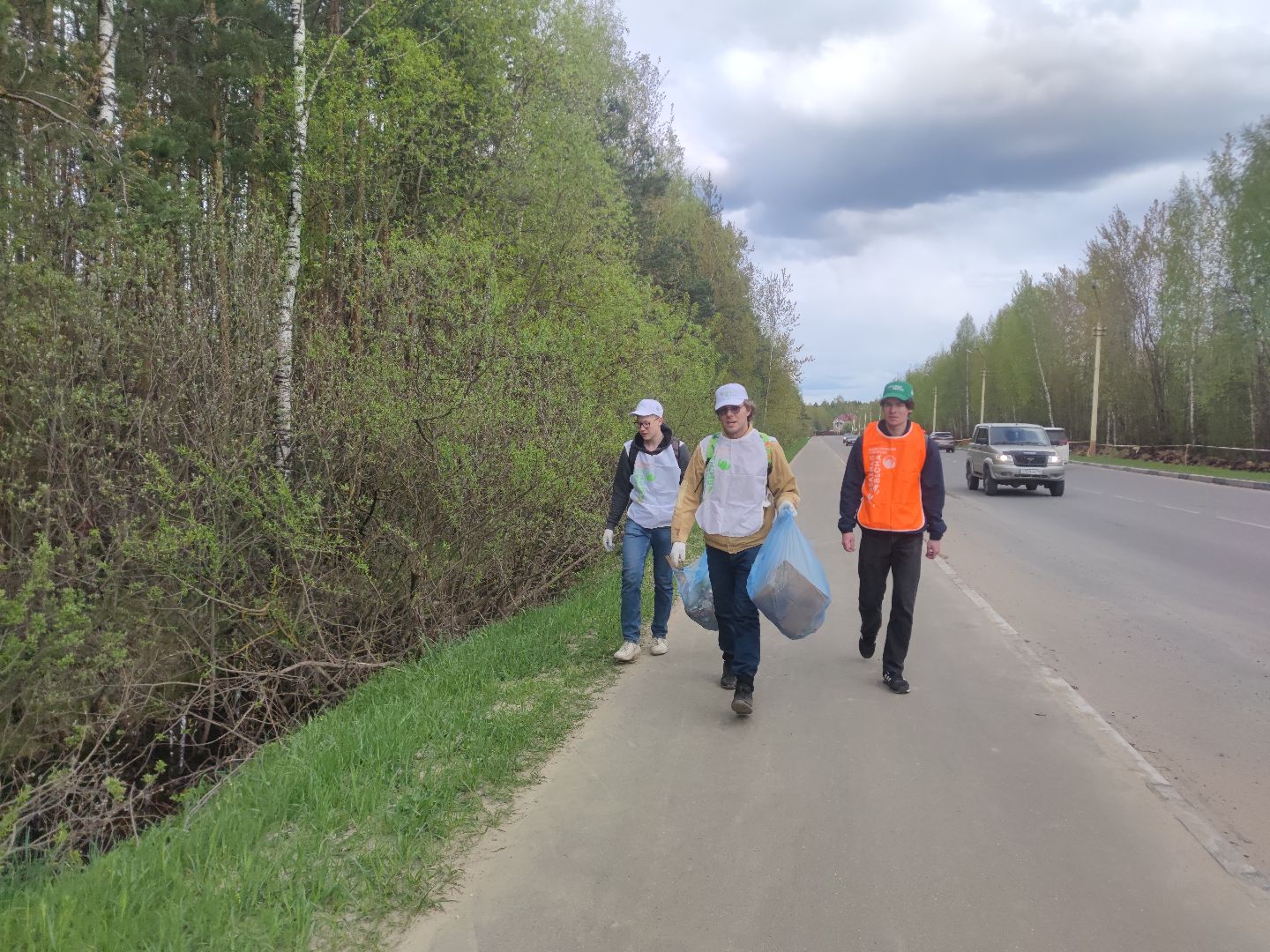 экология, плоггинг, уборка, студенты, Дубна