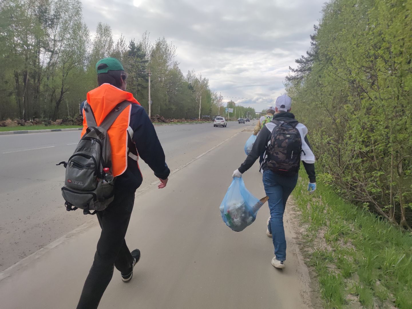 экология, плоггинг, уборка, студенты, Дубна