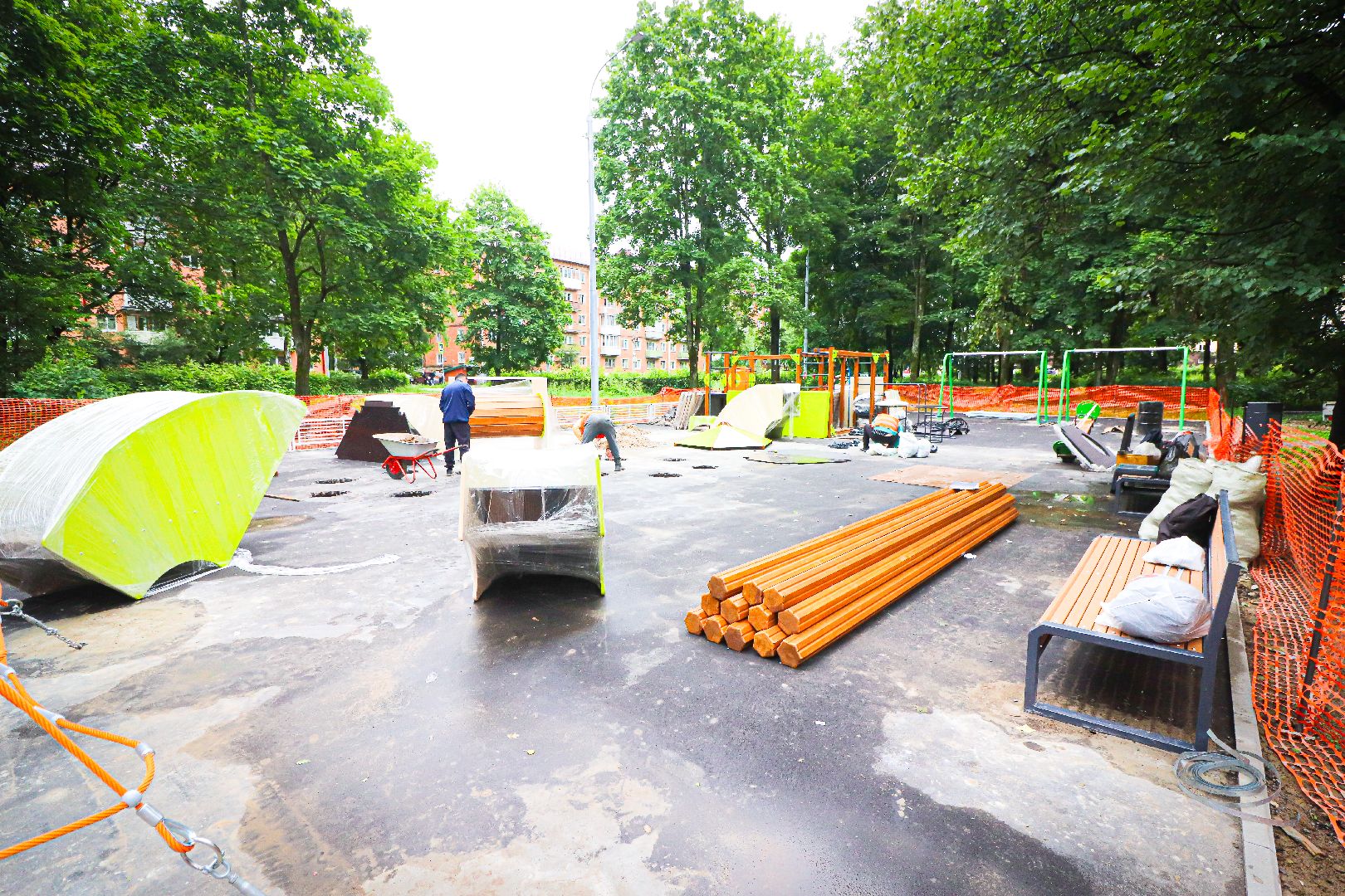 клин, благоустройство, детские площадки,