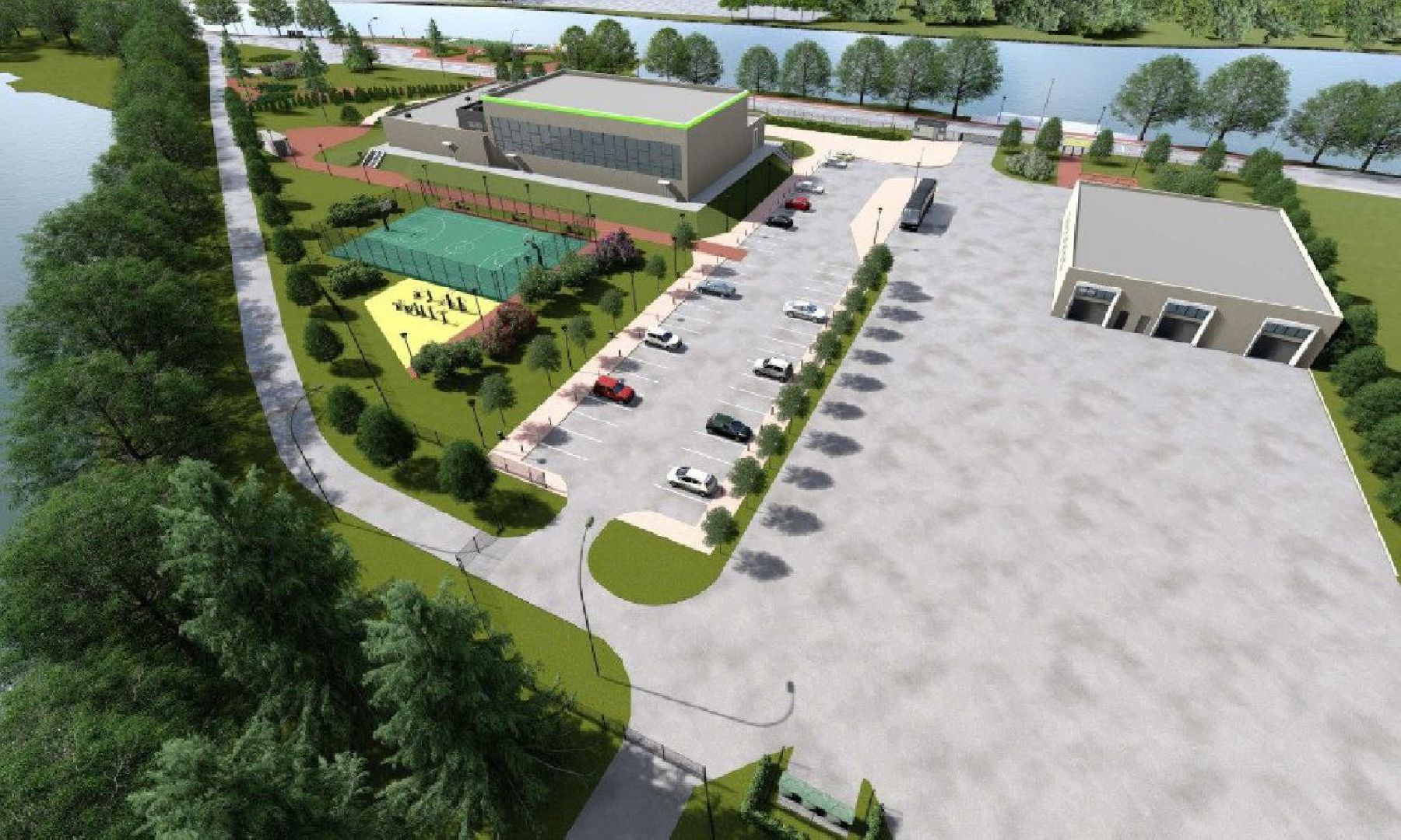 бронницы, физкультурно-оздоровительный комплекс, строительство физкультурно-оздоровительного комплекса , новый спортивный комплекс в бронницах,