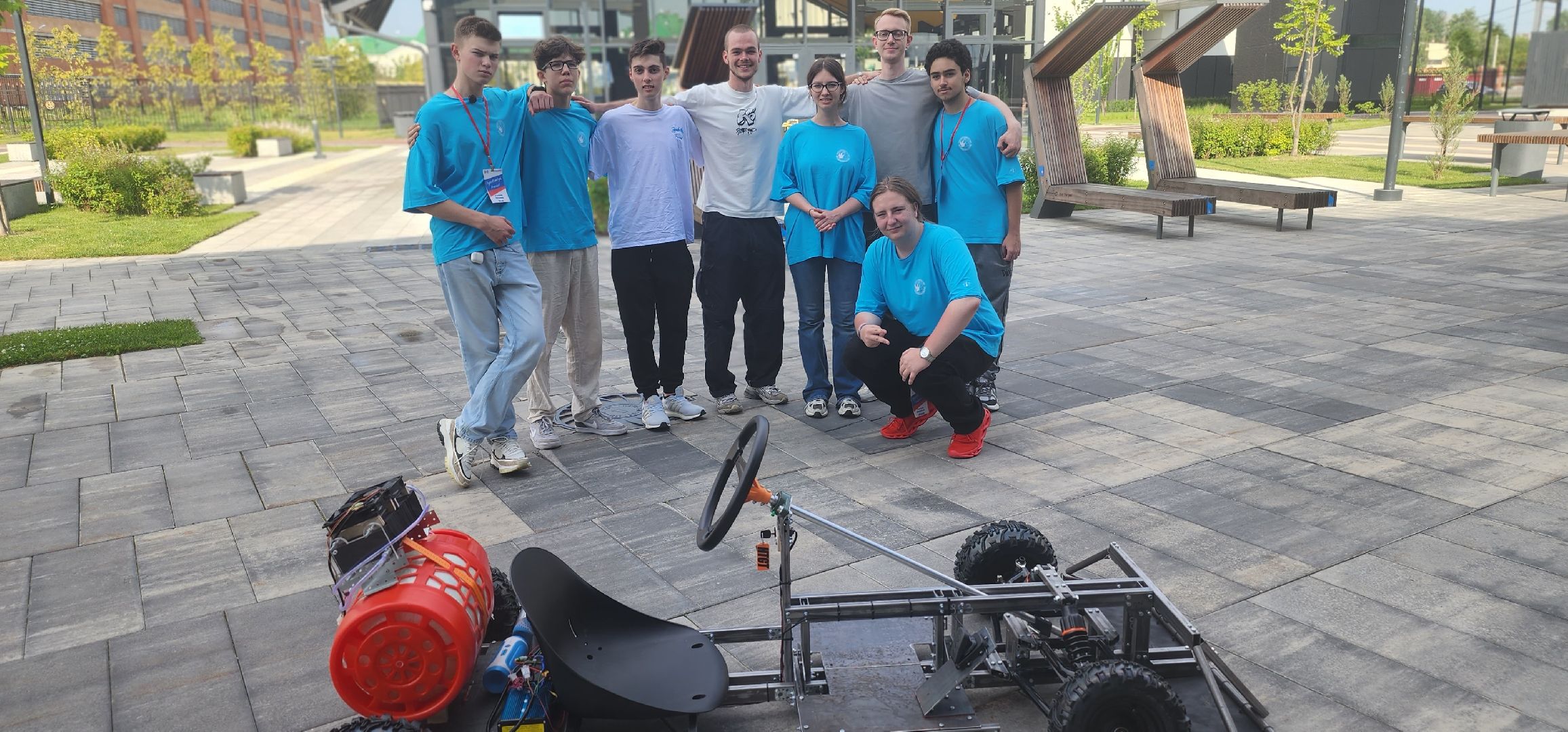 долгопрудный, технопарк физтех-лицея, проектная смена, юные инженеры, зарубежные гости, карт, автомобили на водороде,