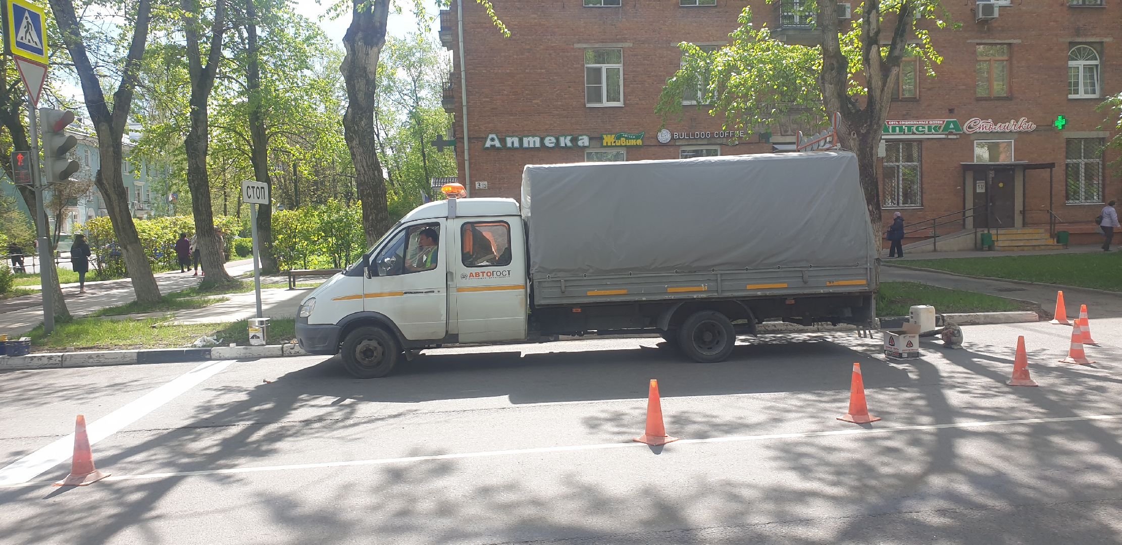 Долгопрудный, дороги, дорожная разметка, ремонт дорог