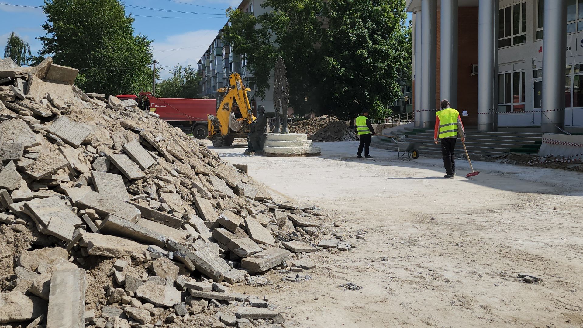 луховицы, ремонт, благоустройство, детская поликлиника,