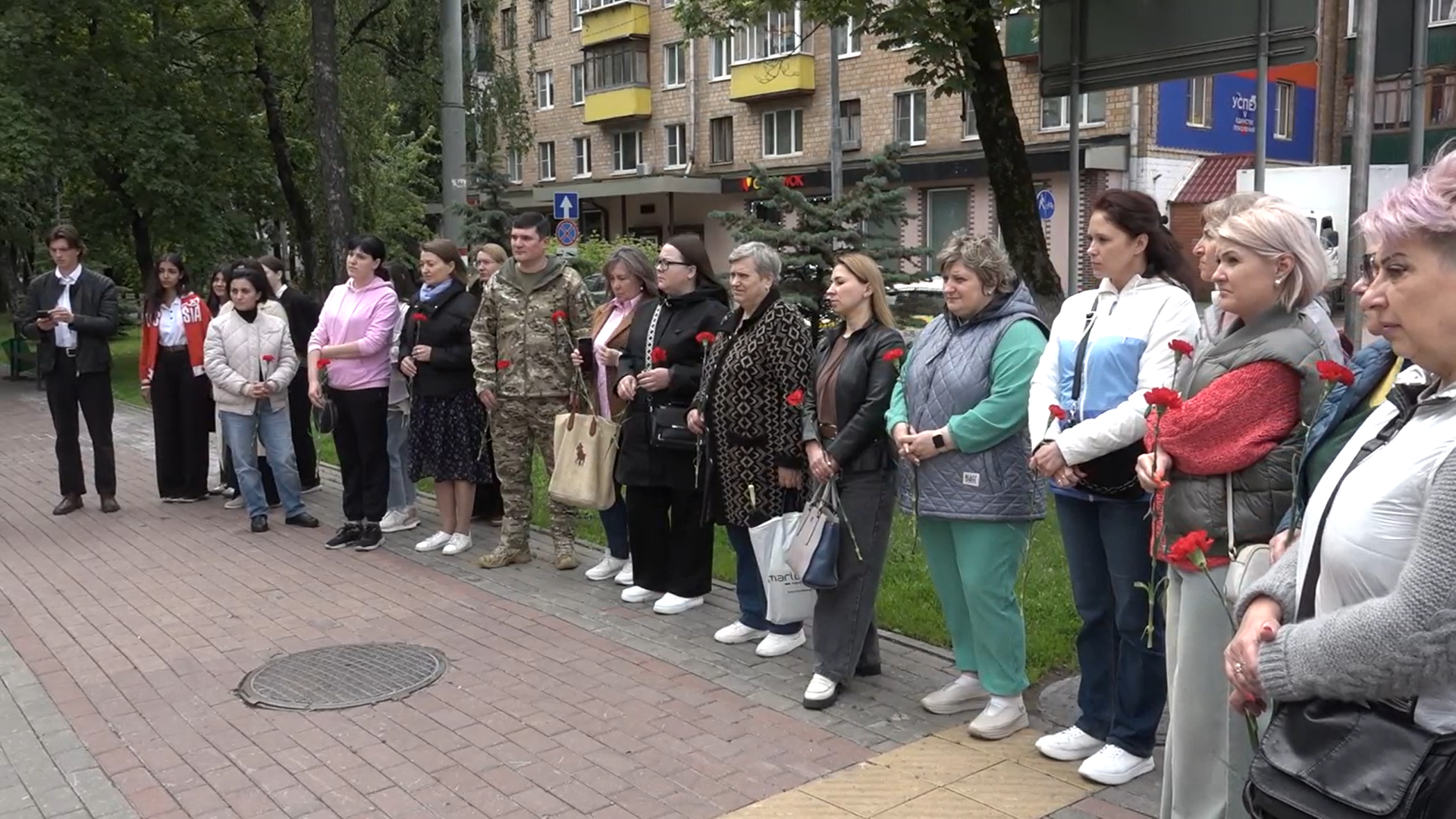 митинг, цветы, ветераны,