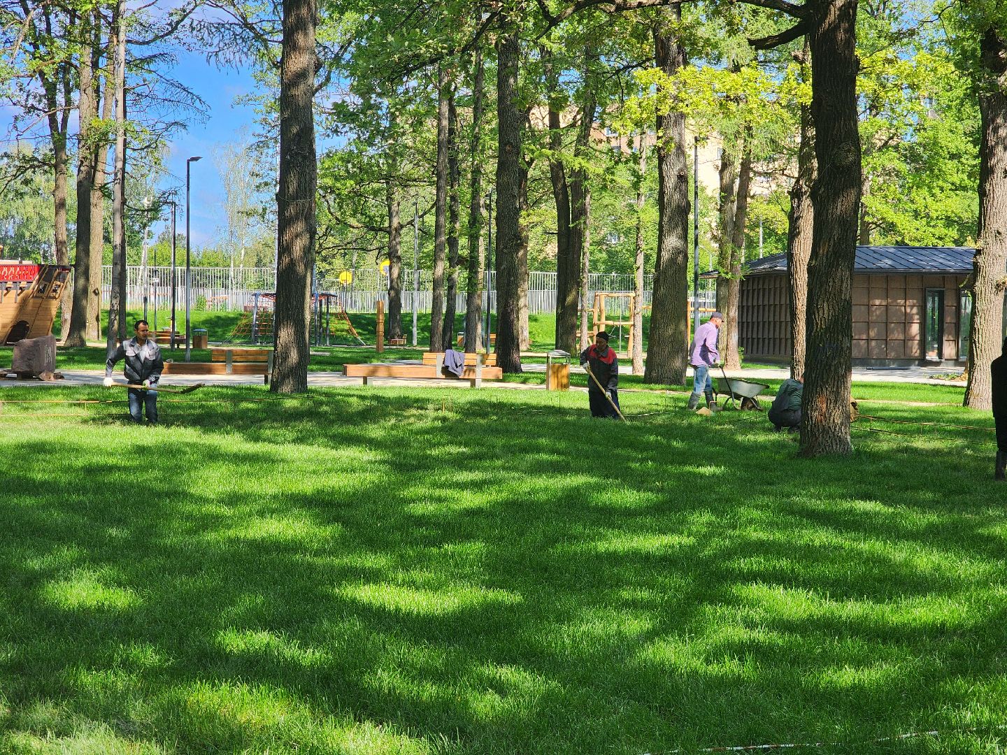 подольск, парк дубрава, реконструкция,