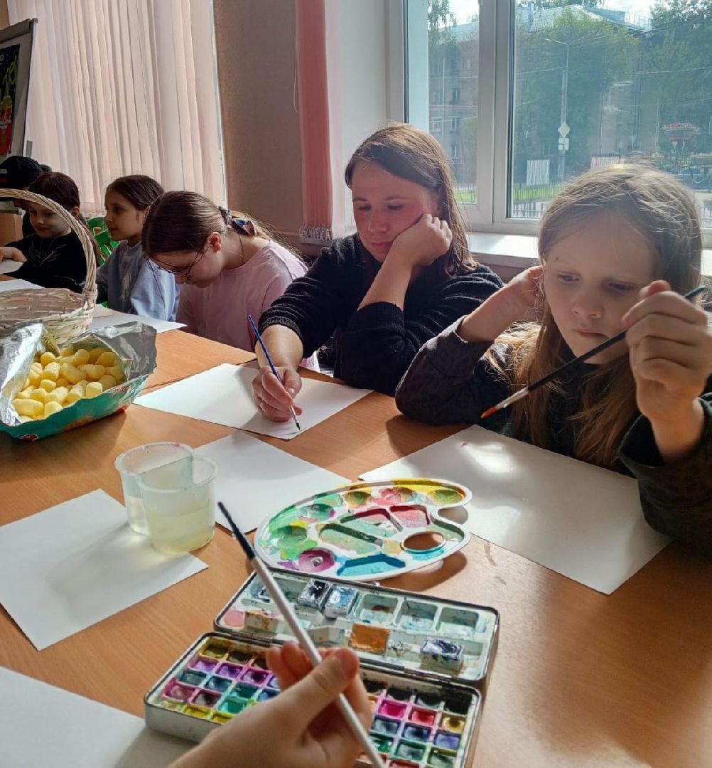 вертикалки, пушкинский округ, творчество без возраста, дети, пленэр,акварель, пейзаж, студия,