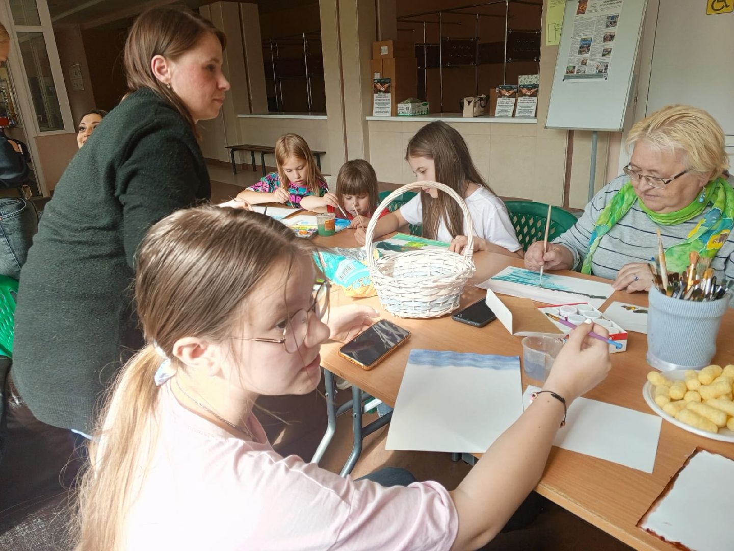 вертикалки, пушкинский округ, творчество без возраста, дети, пленэр,акварель, пейзаж, студия,