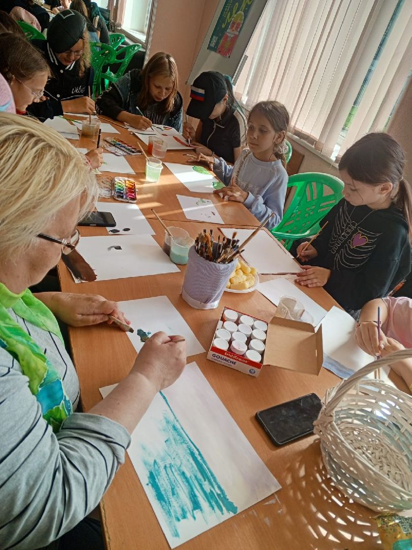 вертикалки, пушкинский округ, творчество без возраста, дети, пленэр,акварель, пейзаж, студия,