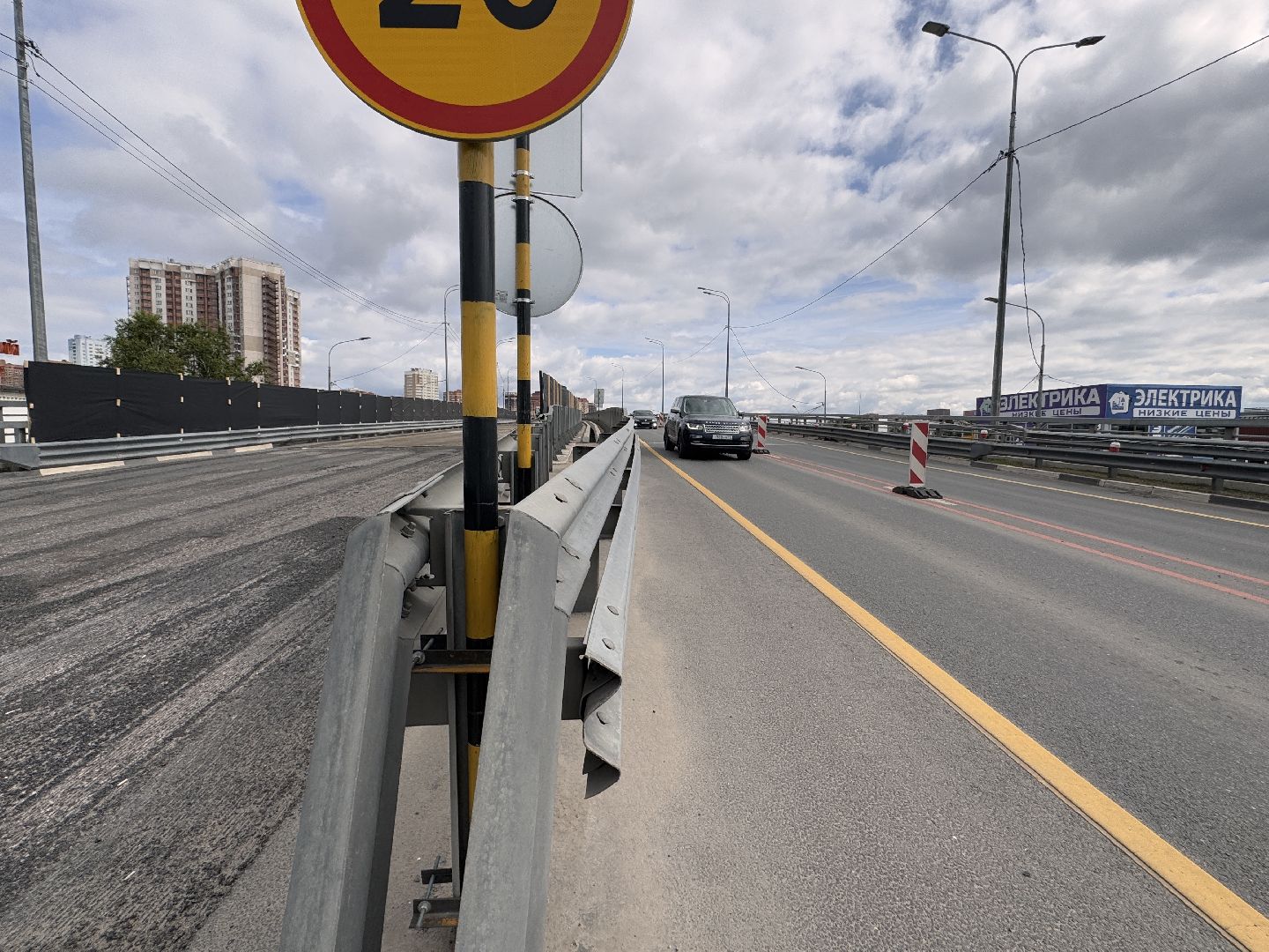 Одинцово, Ремонт эстакады в Одинцово, Дорожные службы,