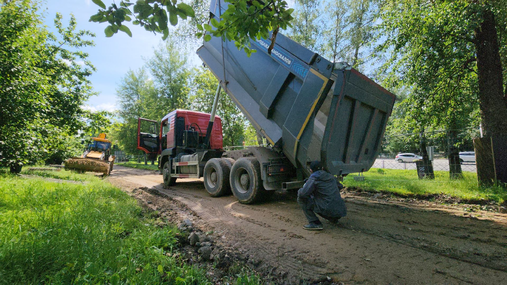 красногорск, яблоневый сквер, благоустойство,