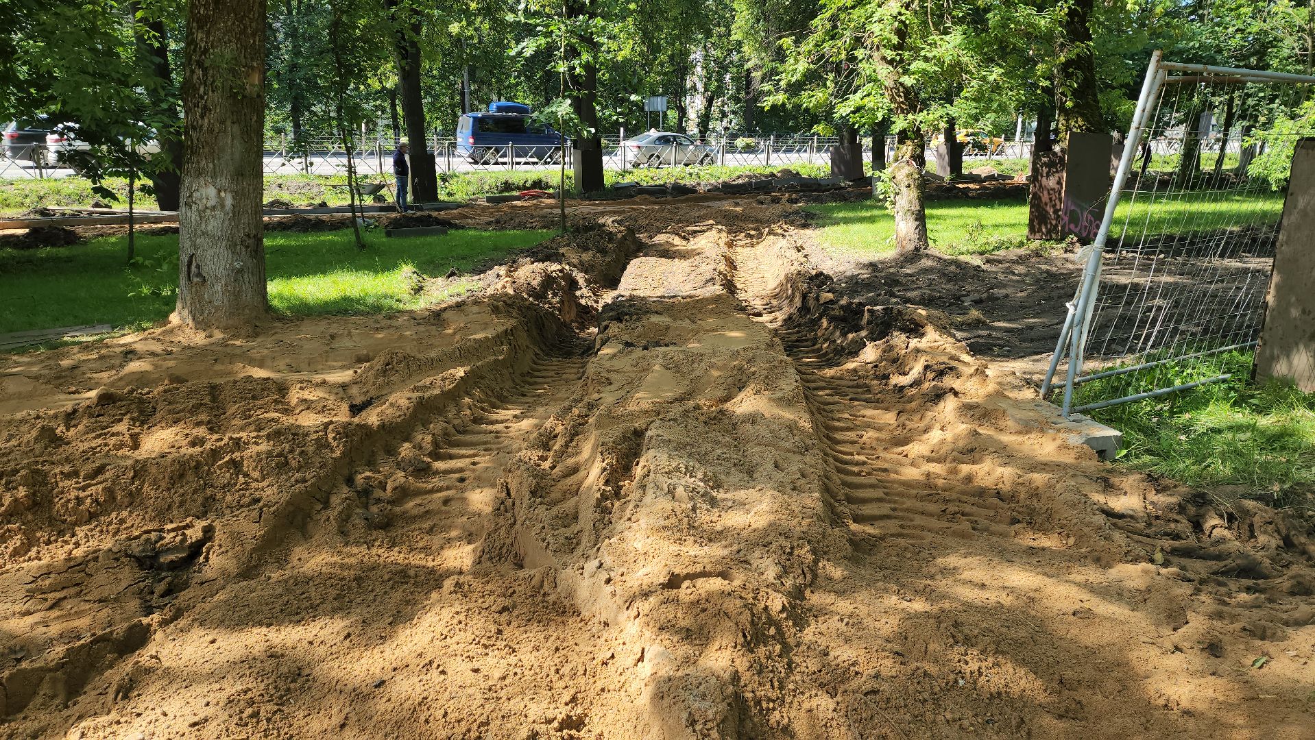 красногорск, яблоневый сквер, благоустойство,