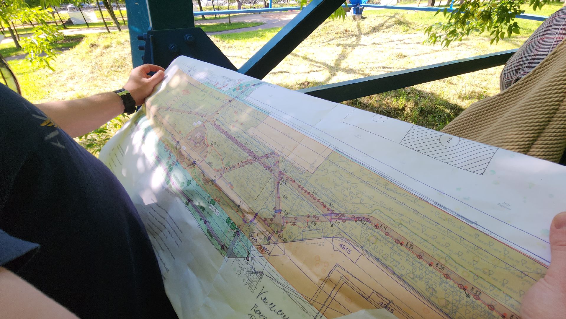 красногорск, яблоневый сквер, благоустойство,