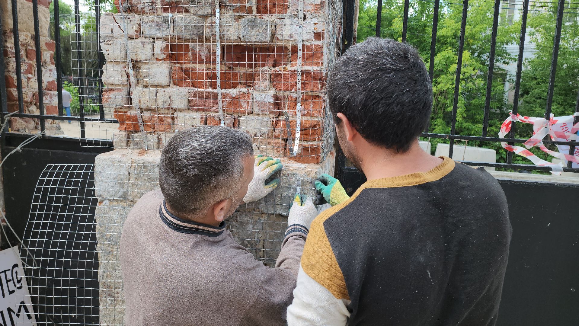 кашира, успенский собор, реставрация , ремонт, входная ворота, историческое сооружение,