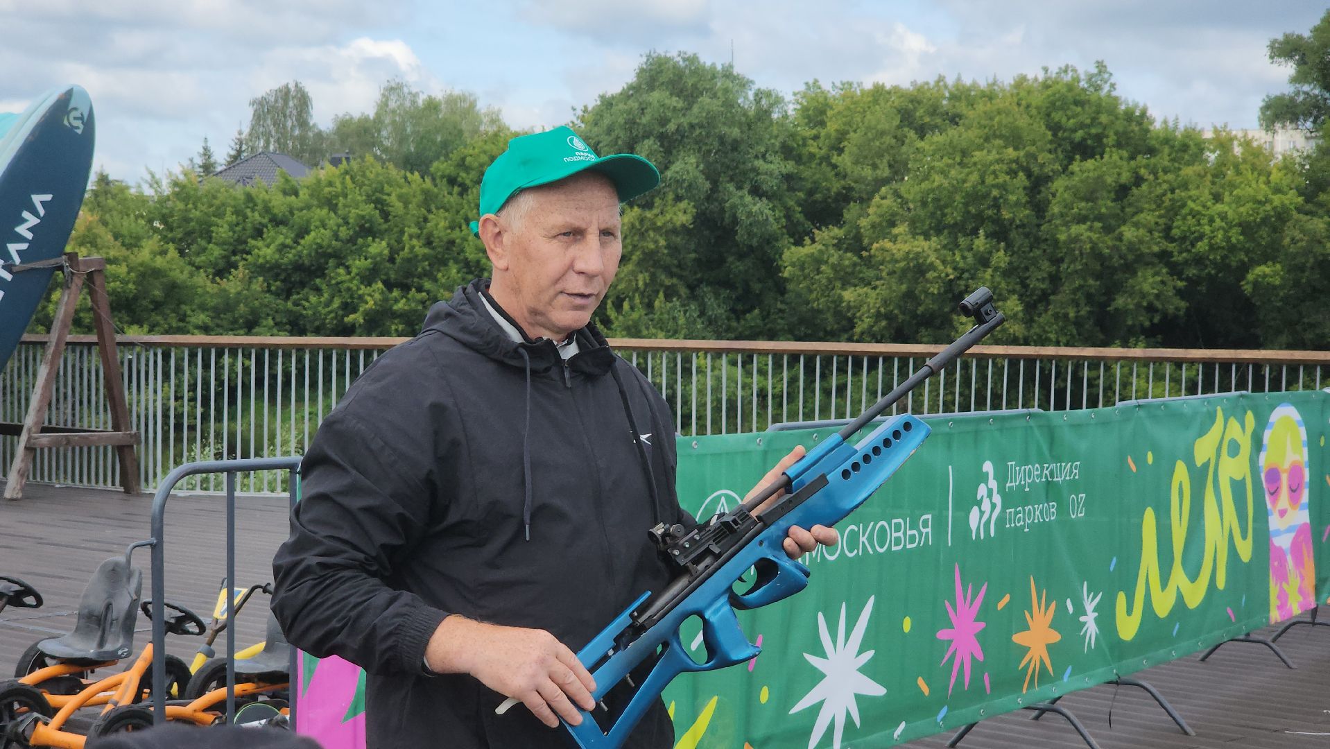 парки подмосковья, спорт на улице, орехово-зуево,биатлон,