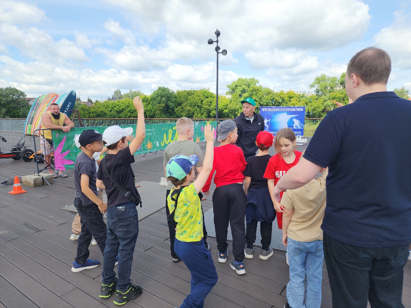 парки подмосковья, спорт на улице, орехово-зуево,биатлон,