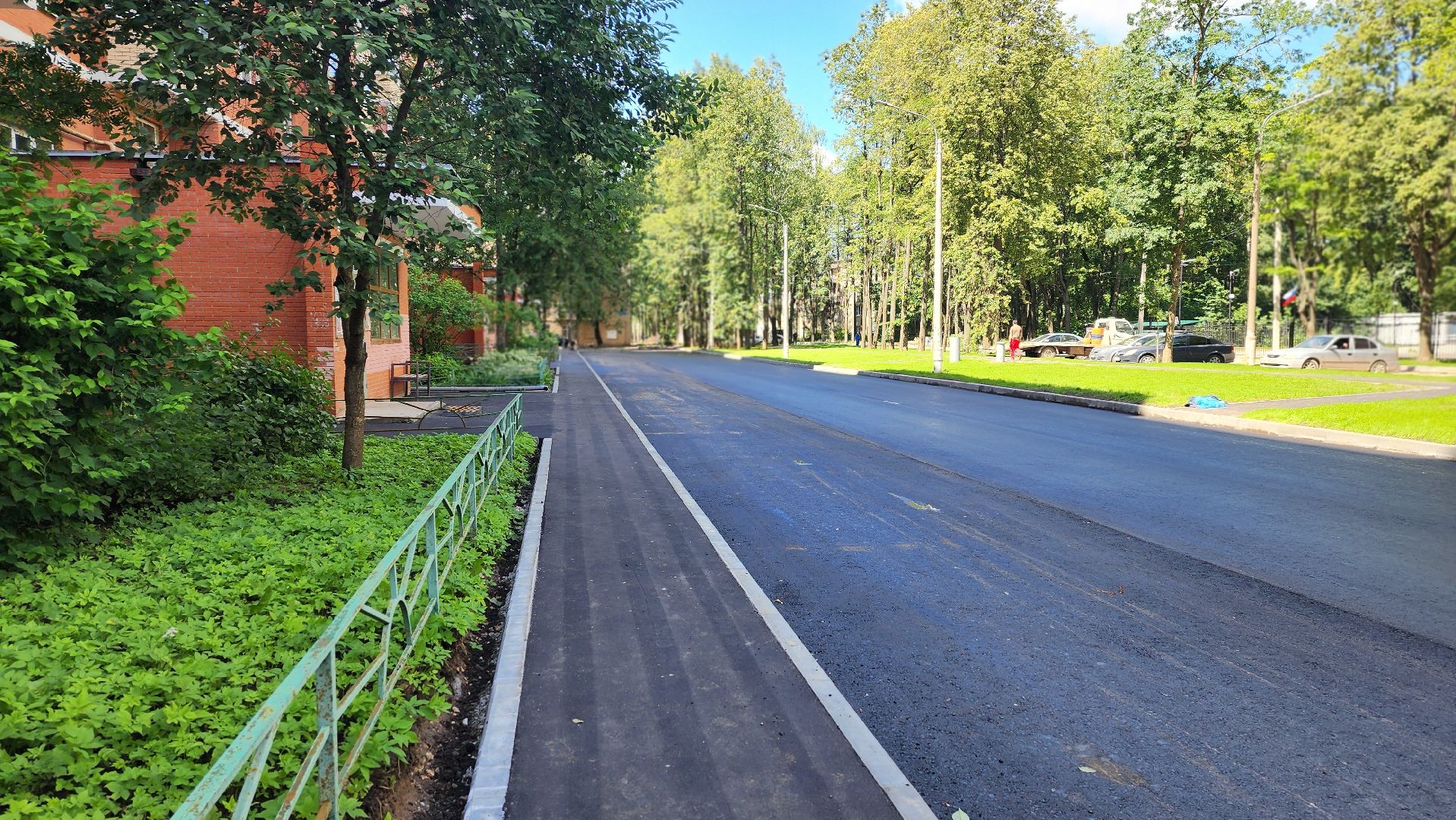 солнечногорск, микрорайон выстрел, новый асфальт, благоустройство,