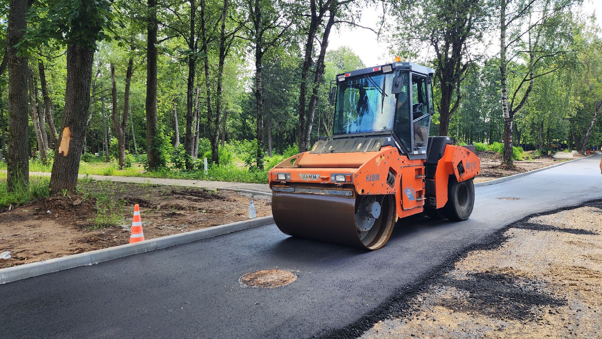 солнечногорск, микрорайон выстрел, новый асфальт, благоустройство,