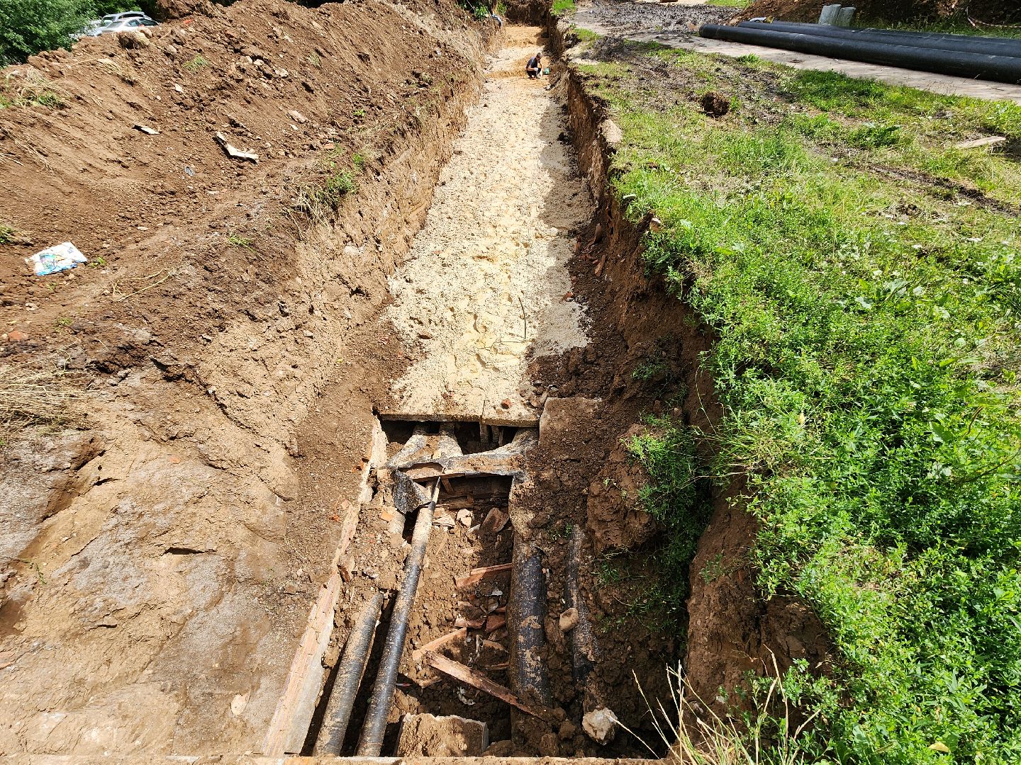 чехов, вишневый бульвар, улица чехова, ремонт теплотрассы, горячее водоснабжение, замена труб, передовая система теплоснабжения, уникальная ППУ изоляция, система контроля, госпрограмма московской области, развитие инженерной инфраструктуры и энергоэффективности,губернатор подмосковья,