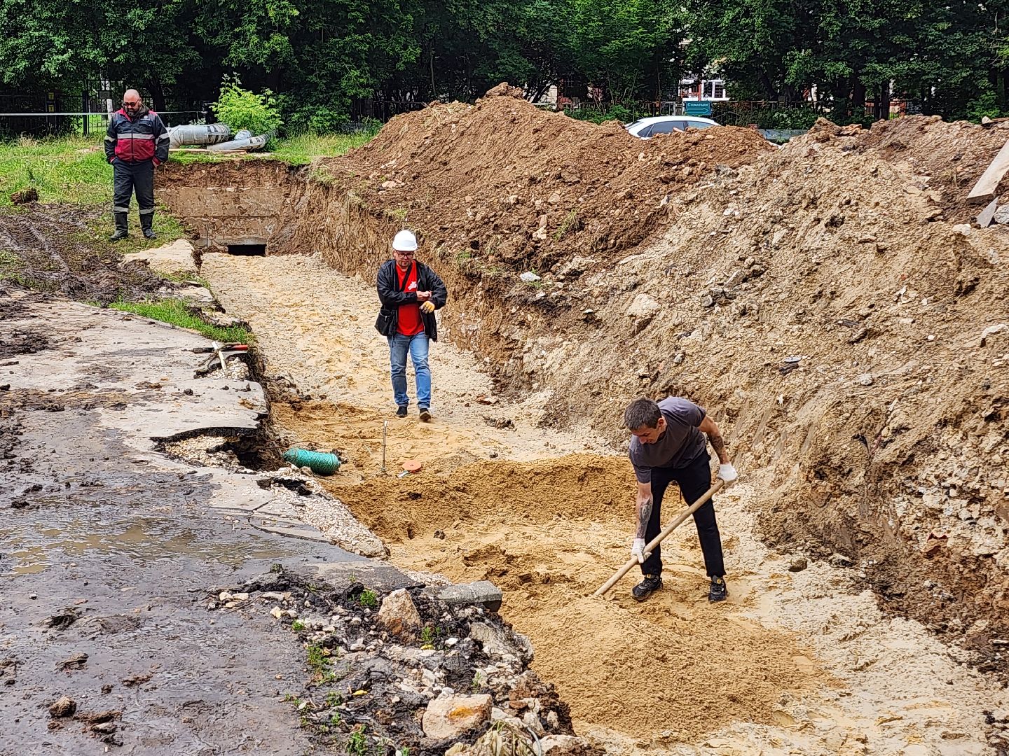 чехов, вишневый бульвар, улица чехова, ремонт теплотрассы, горячее водоснабжение, замена труб, передовая система теплоснабжения, уникальная ППУ изоляция, система контроля, госпрограмма московской области, развитие инженерной инфраструктуры и энергоэффективности,губернатор подмосковья,