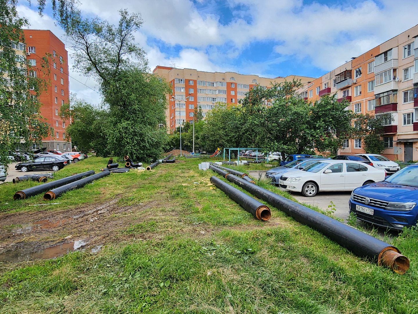 чехов, вишневый бульвар, улица чехова, ремонт теплотрассы, горячее водоснабжение, замена труб, передовая система теплоснабжения, уникальная ППУ изоляция, система контроля, госпрограмма московской области, развитие инженерной инфраструктуры и энергоэффективности,губернатор подмосковья,