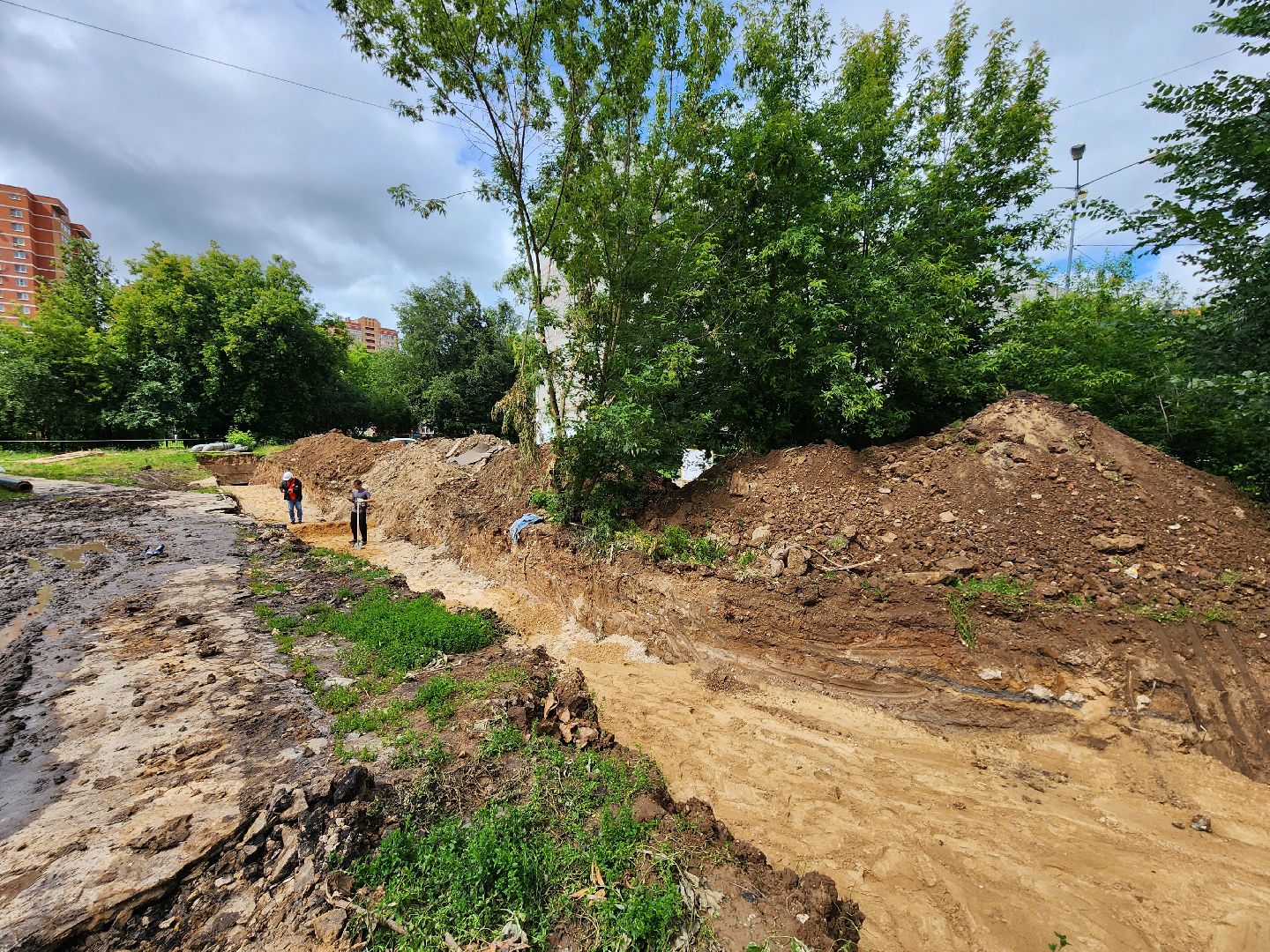 чехов, вишневый бульвар, улица чехова, ремонт теплотрассы, горячее водоснабжение, замена труб, передовая система теплоснабжения, уникальная ППУ изоляция, система контроля, госпрограмма московской области, развитие инженерной инфраструктуры и энергоэффективности,губернатор подмосковья,