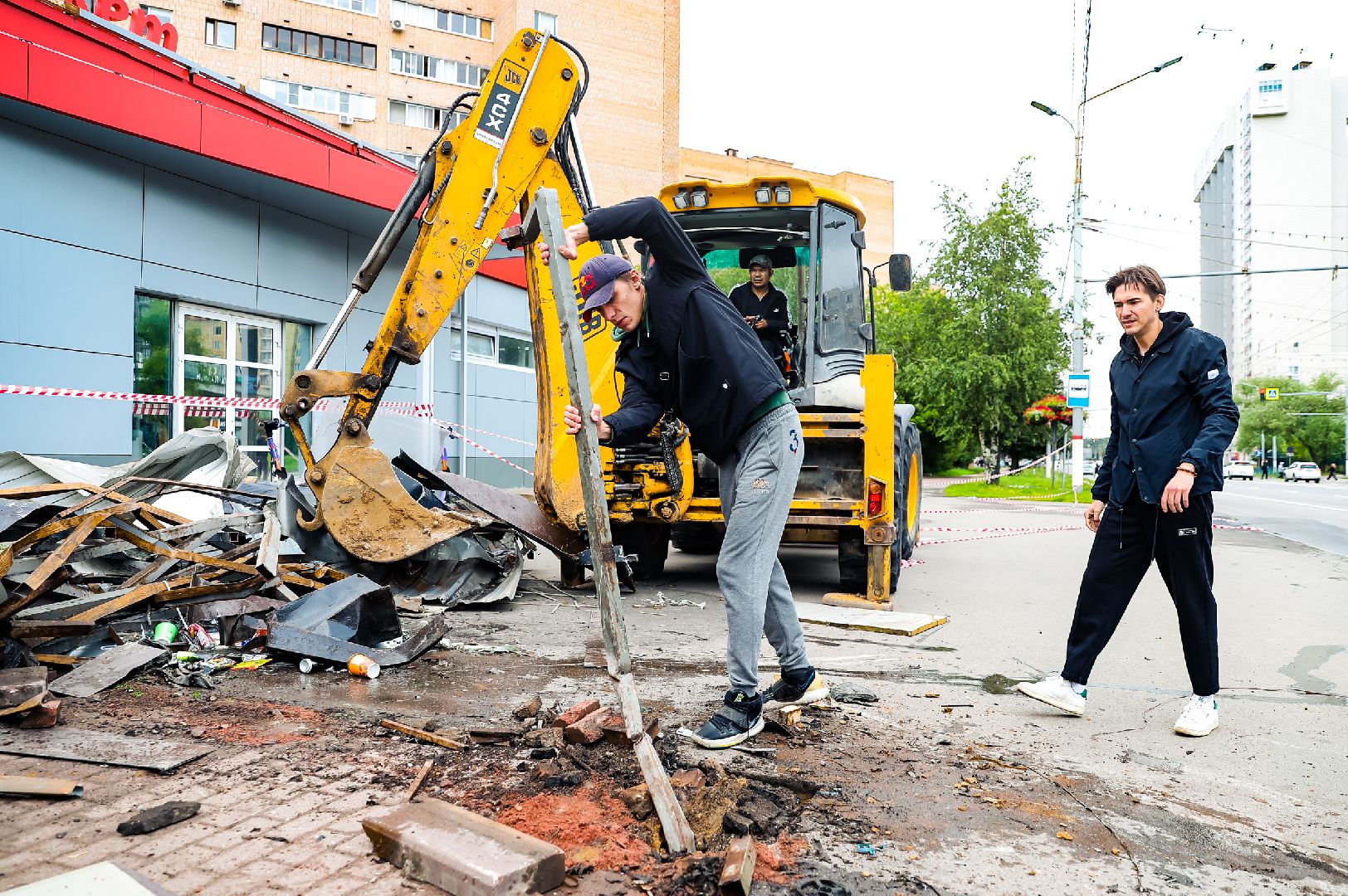 снос,  киоск, торговля,