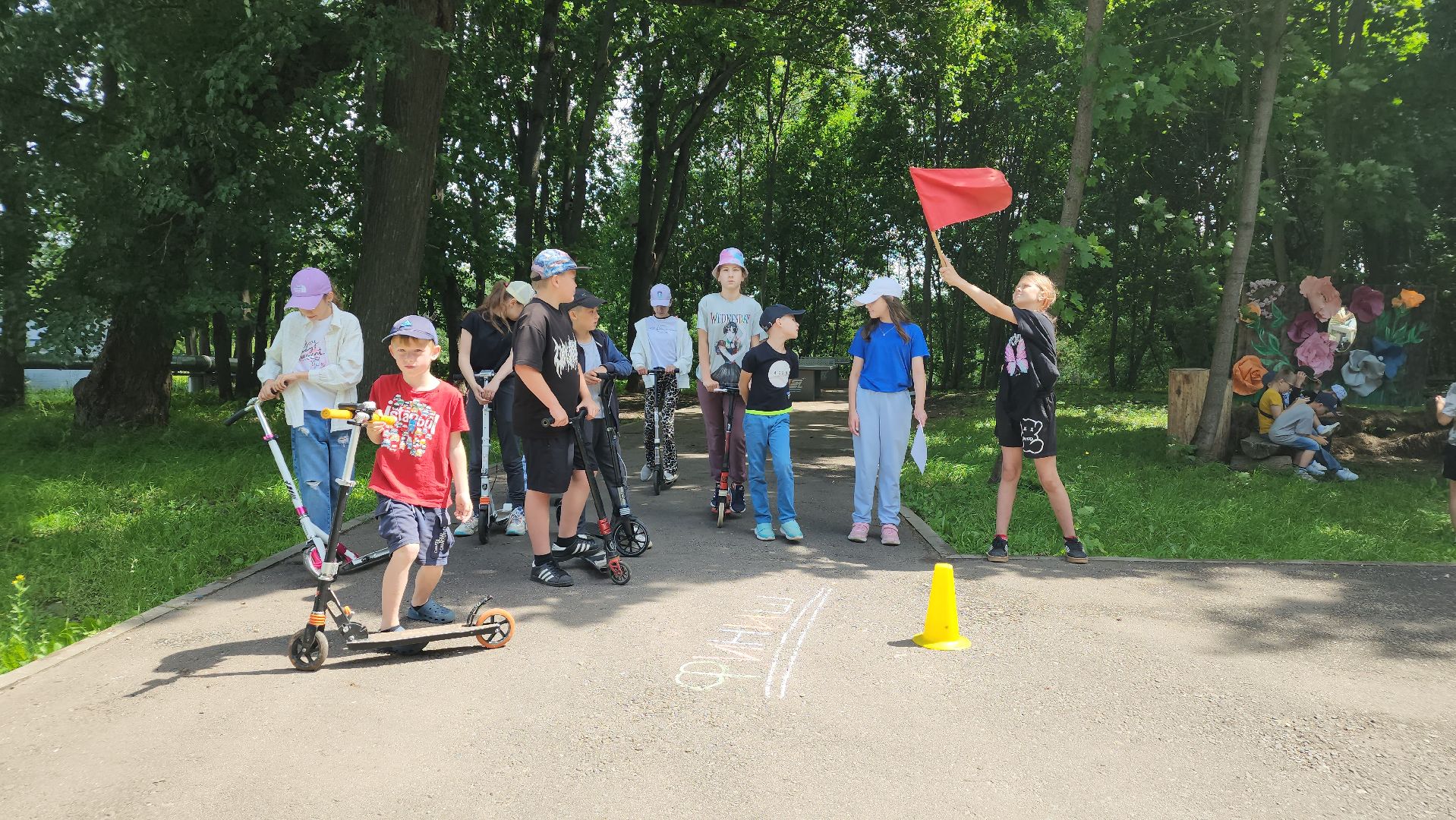 дети, лагерь, безопасность на дорогах, лосино-петровский,