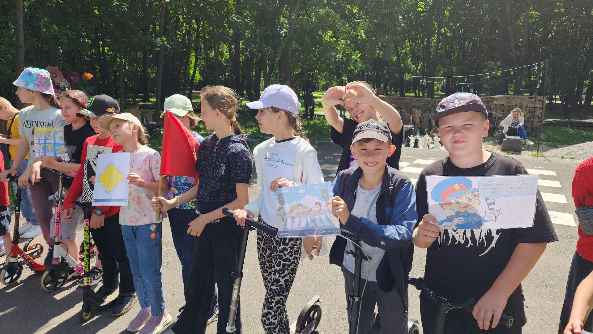 дети, лагерь, безопасность на дорогах, лосино-петровский,