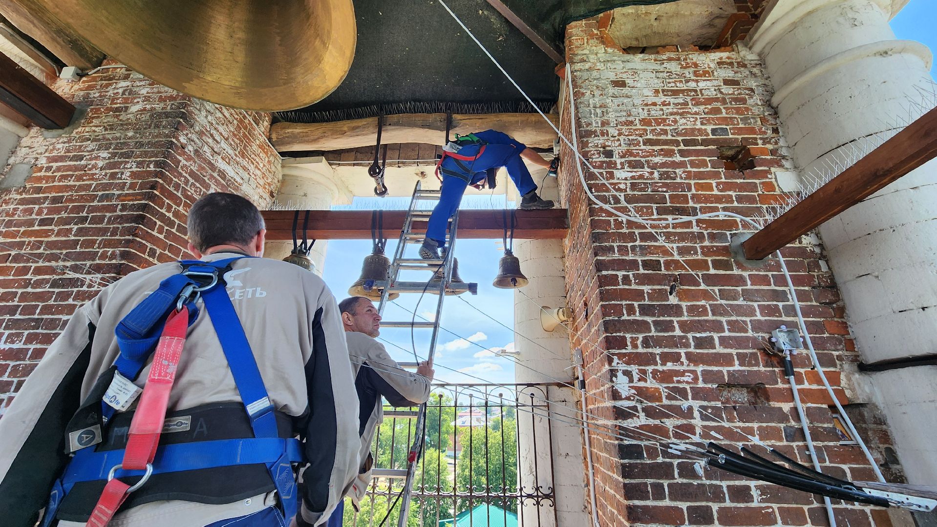 кашира, храм, архитектурная подсветка, монтажные работы, историческое здание, благоустройство, благотворительность,