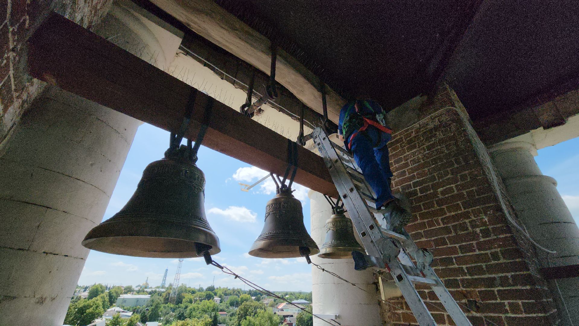 кашира, храм, архитектурная подсветка, монтажные работы, историческое здание, благоустройство, благотворительность,