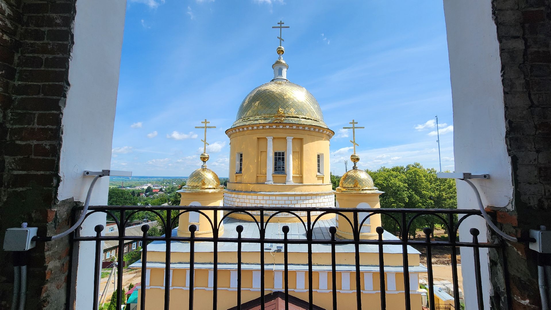 кашира, храм, архитектурная подсветка, монтажные работы, историческое здание, благоустройство, благотворительность,