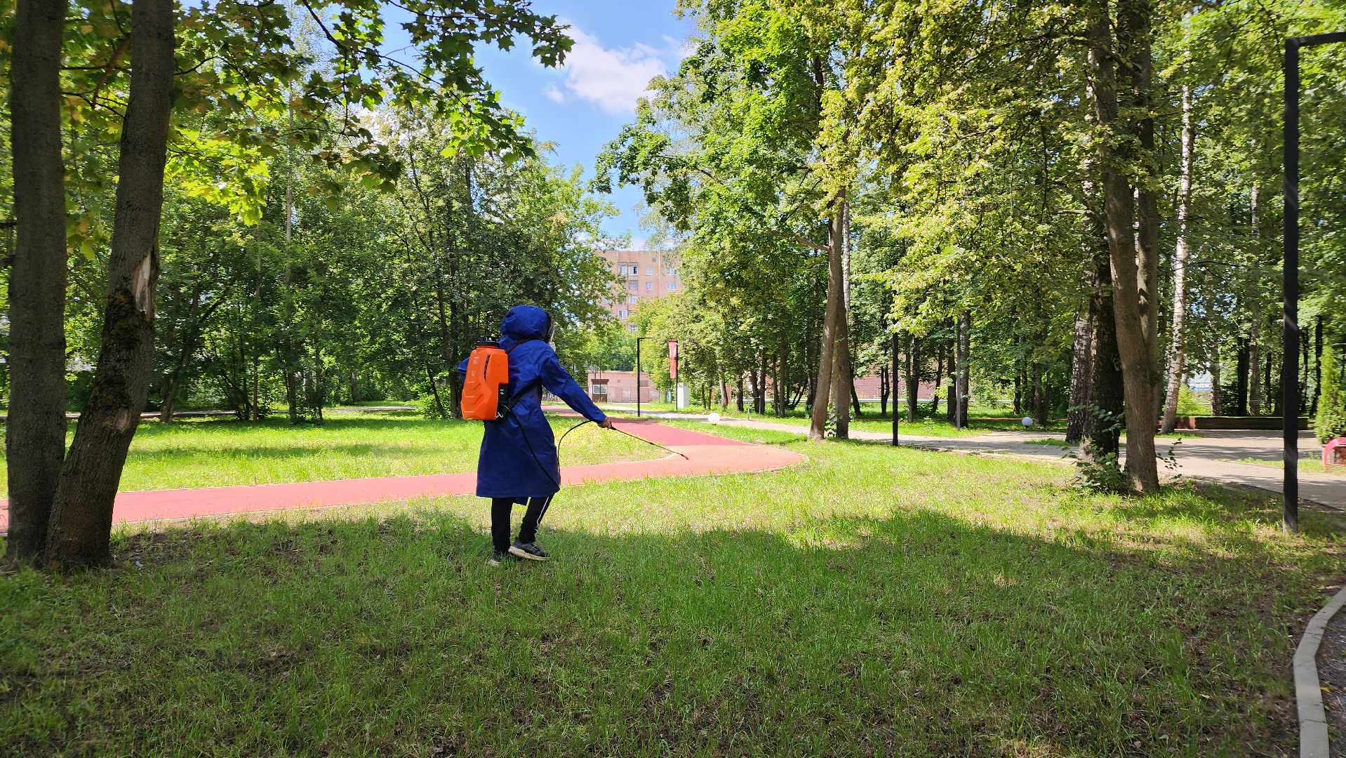 парки подмосковья, акарицидная обработка, лосино-петровский,