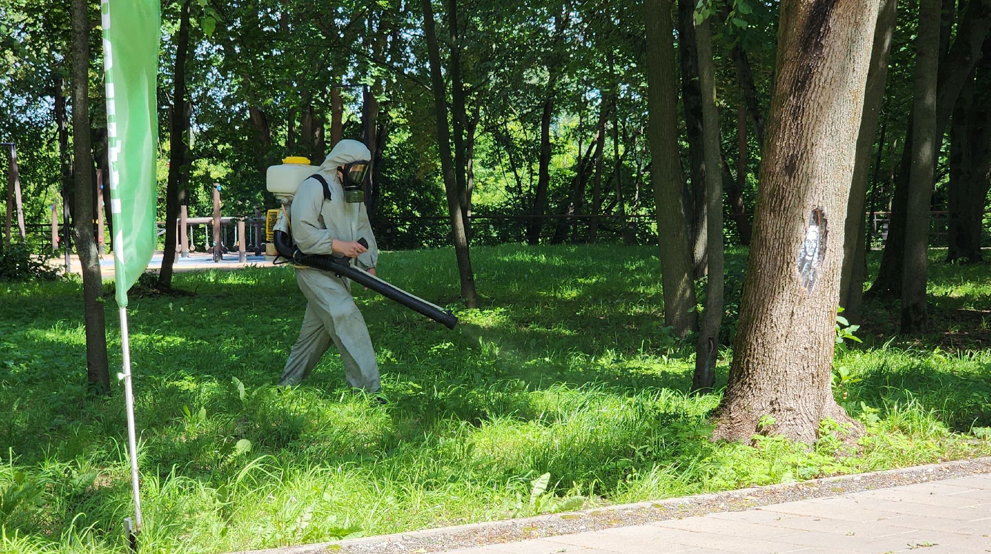 парки подмосковья, акарицидная обработка, лосино-петровский,