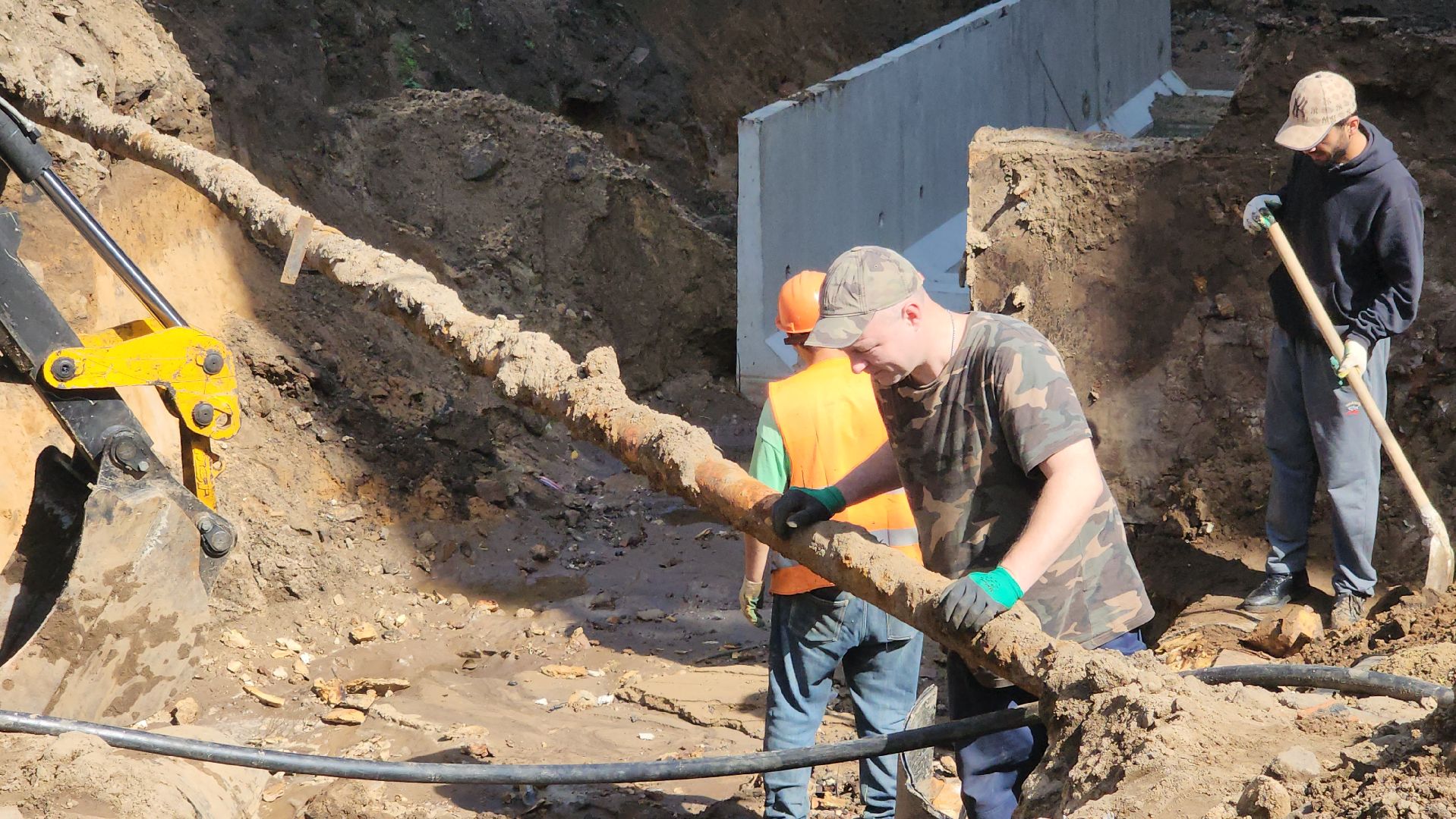 Люберцы, устранение аварии, люберецкая теплосеть,