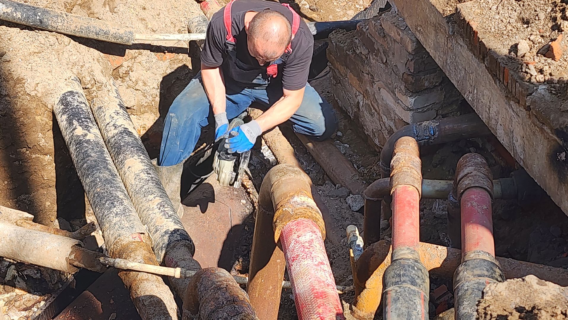 Люберцы, устранение аварии, люберецкая теплосеть,