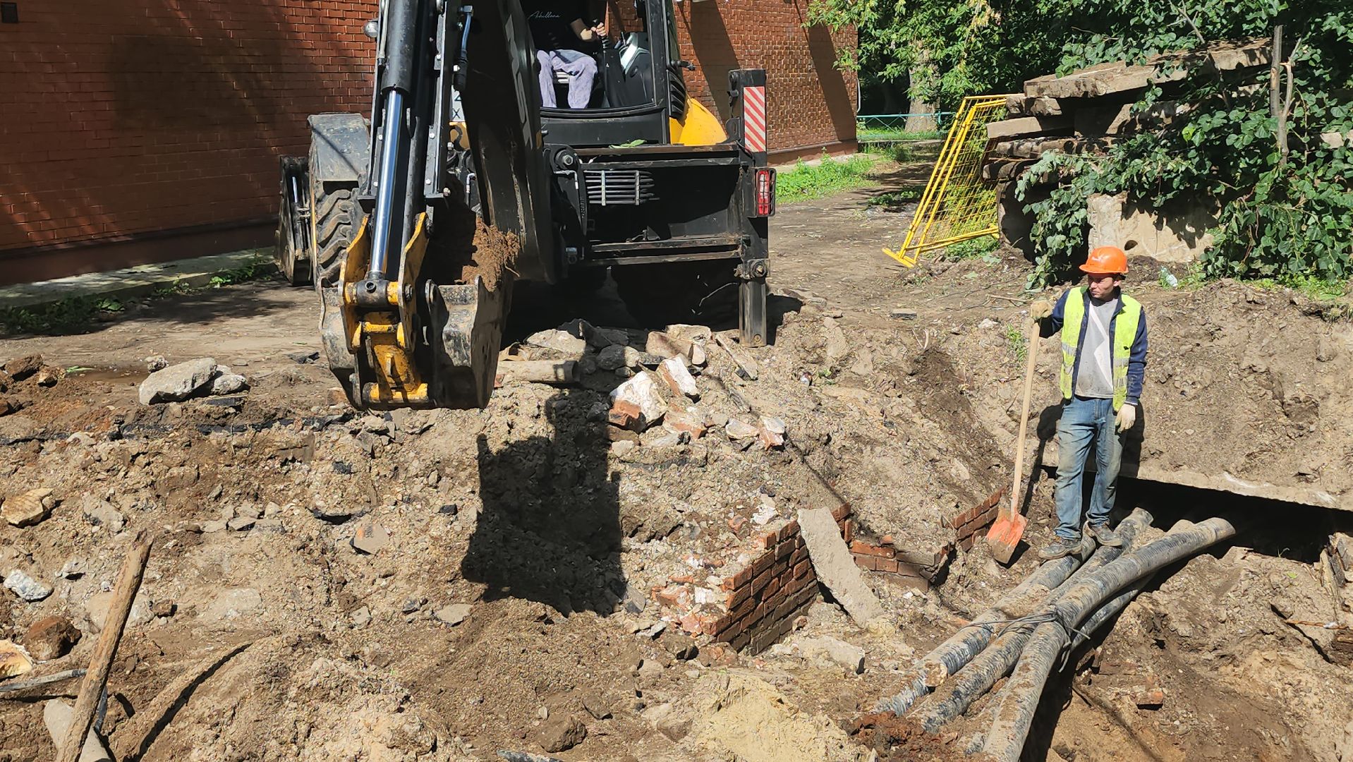 Люберцы, устранение аварии, люберецкая теплосеть,