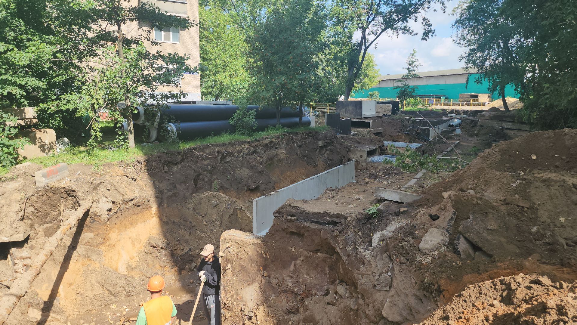 Люберцы, устранение аварии, люберецкая теплосеть,