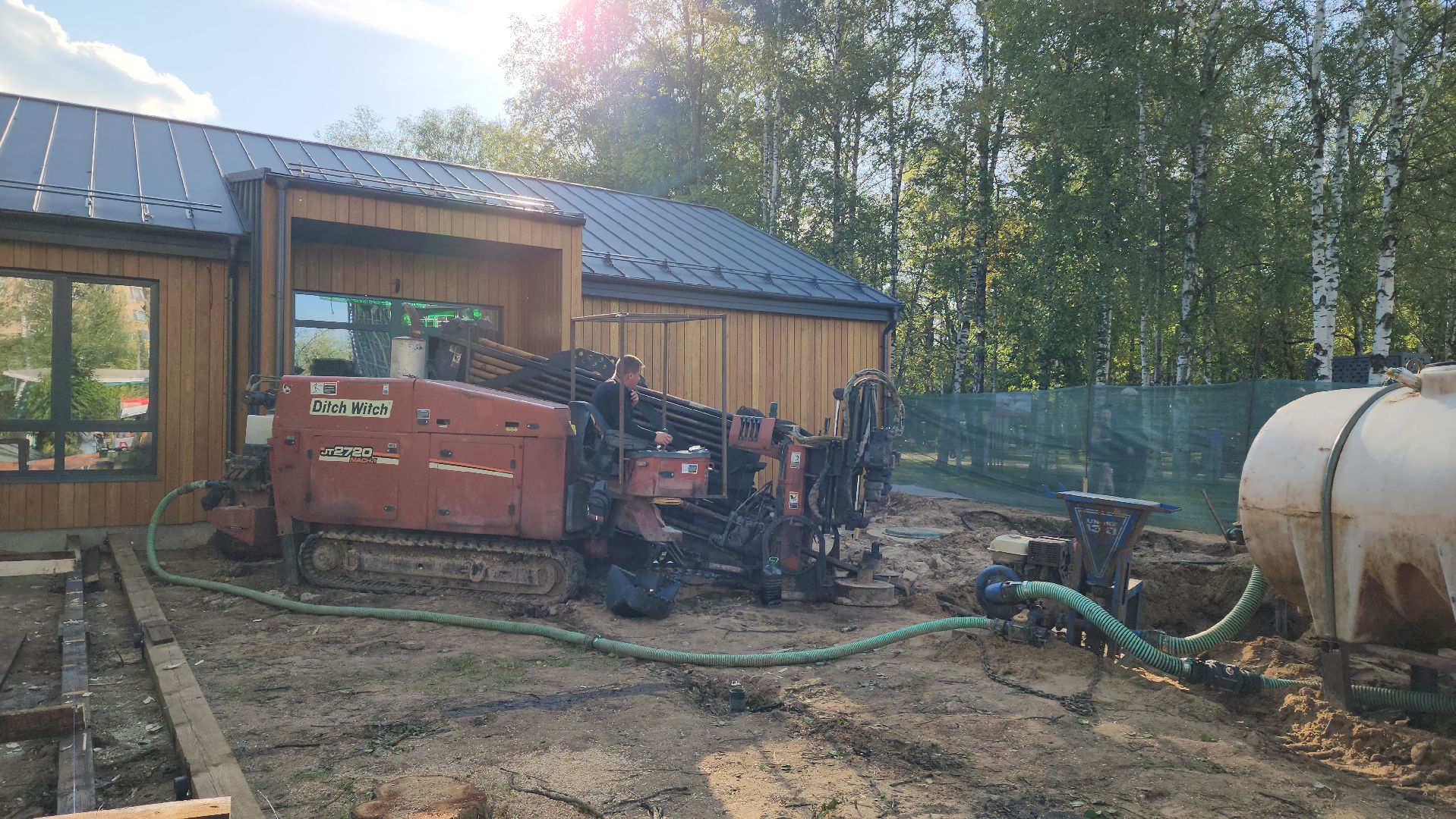 Павильон кафе , Канализация , Лобня , Парк,