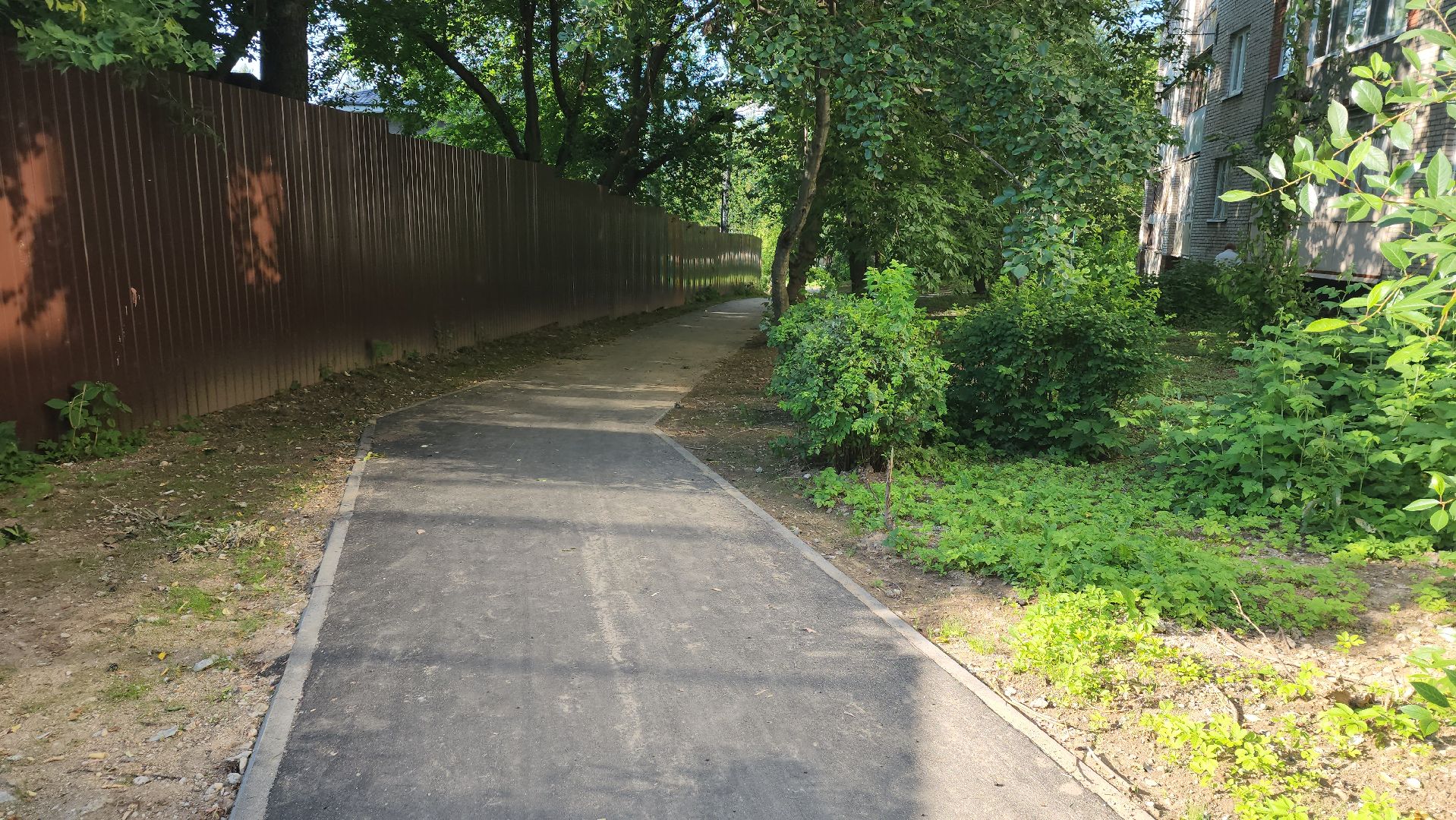 вертикалки, пушкино, пешком в подмосковье, народная тропа, асфальтирование,благоустройство,новый тротуар,региональная программа,