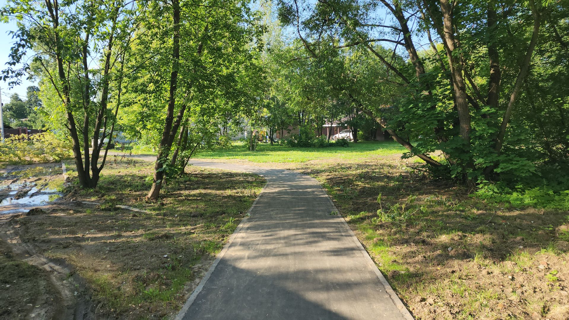 вертикалки, пушкино, пешком в подмосковье, народная тропа, асфальтирование,благоустройство,новый тротуар,региональная программа,